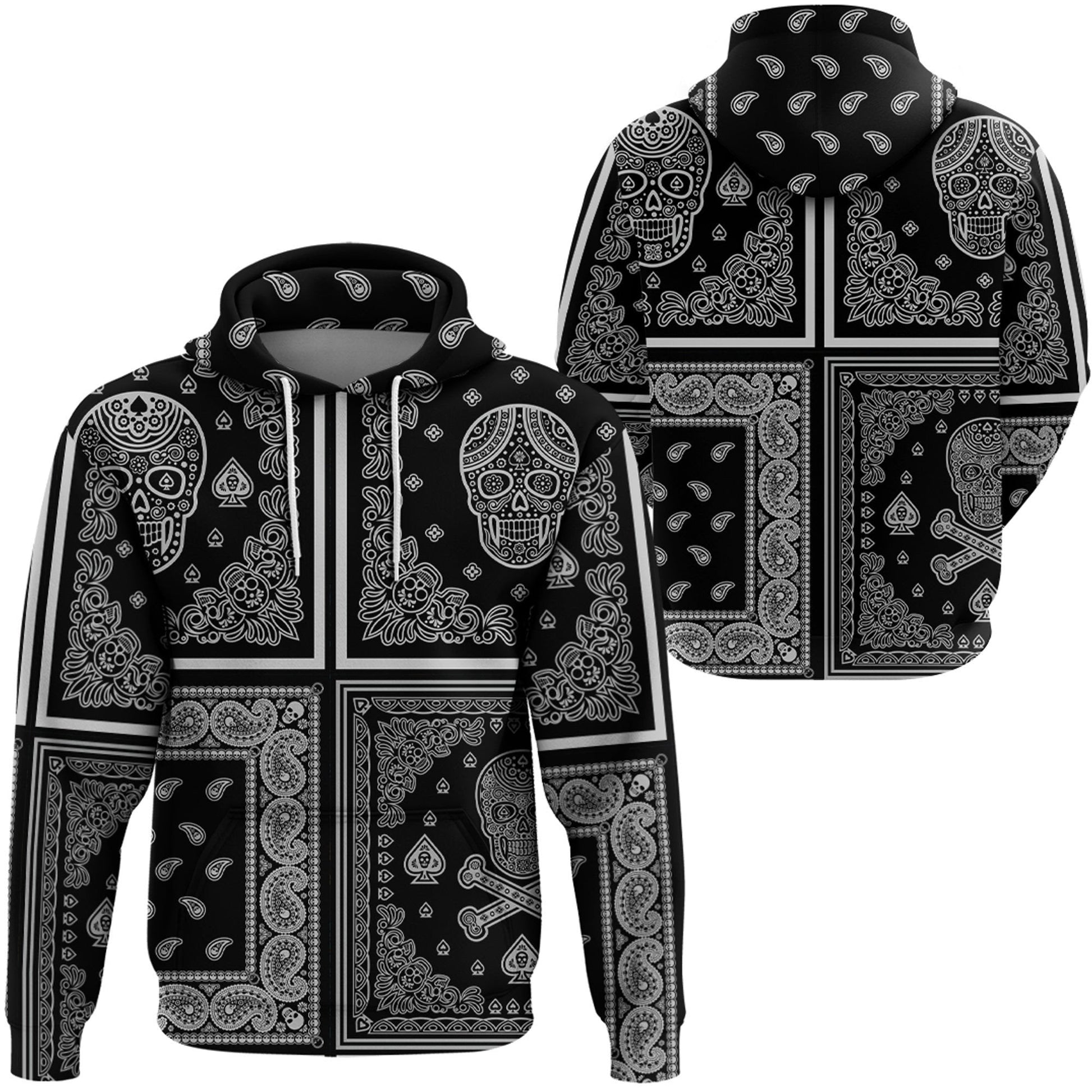Paisley Bandana Hoodie Pattern Seamless Ver.214 RLT13