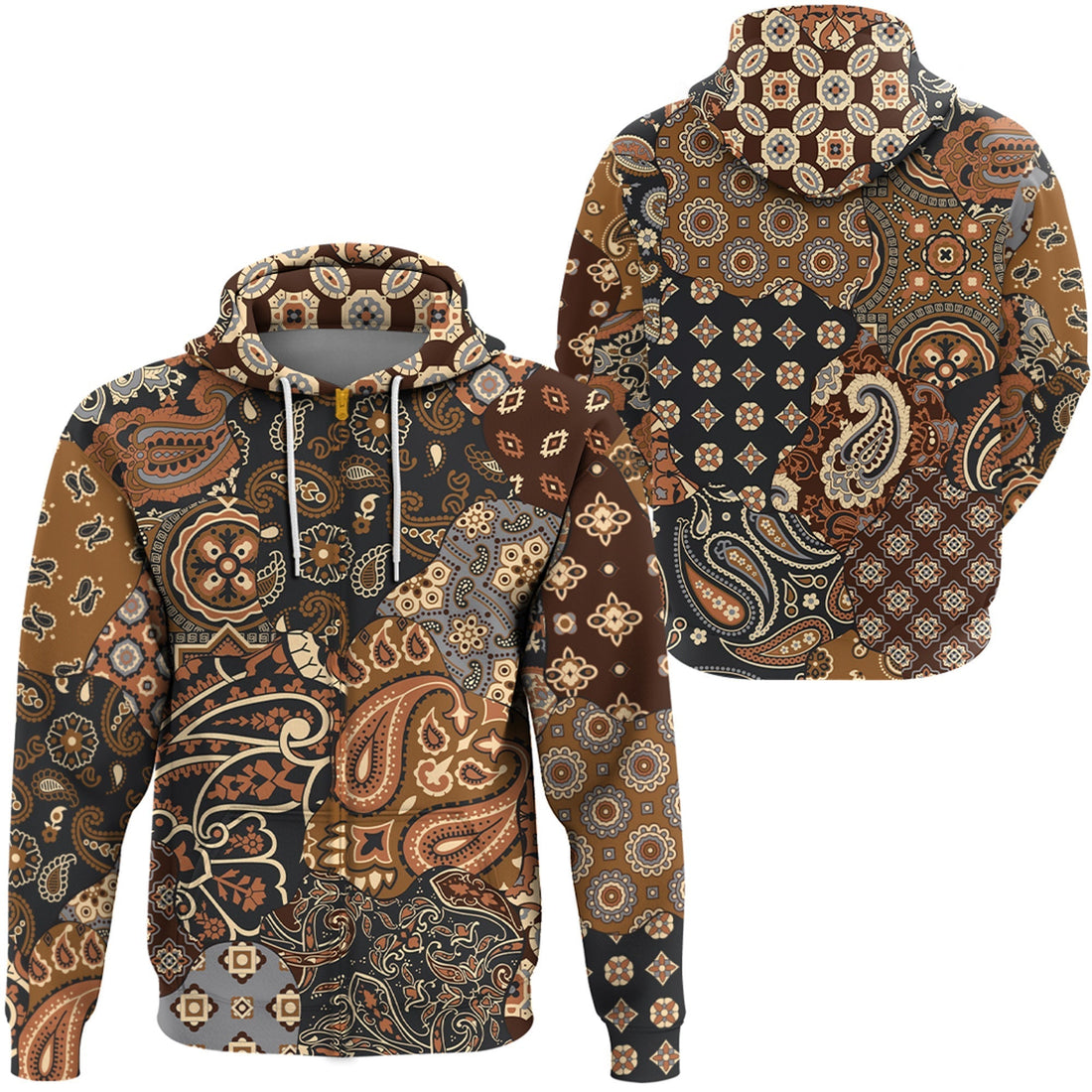 Paisley Bandana Hoodie Pattern Seamless Ver.204 RLT13