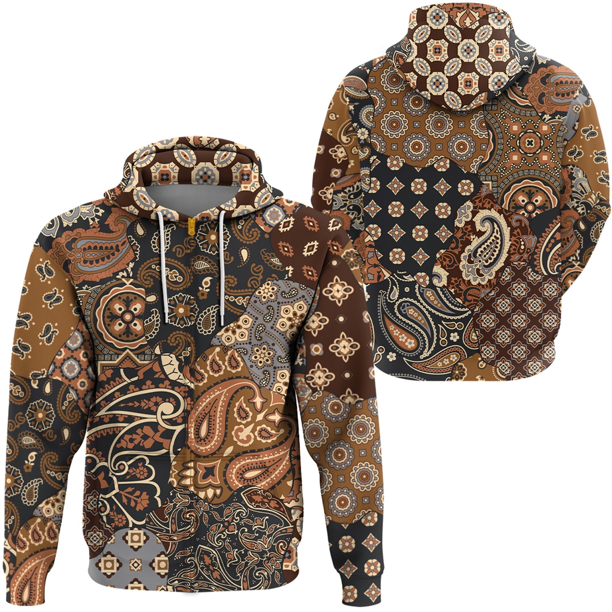 Paisley Bandana Hoodie Pattern Seamless Ver.204 RLT13