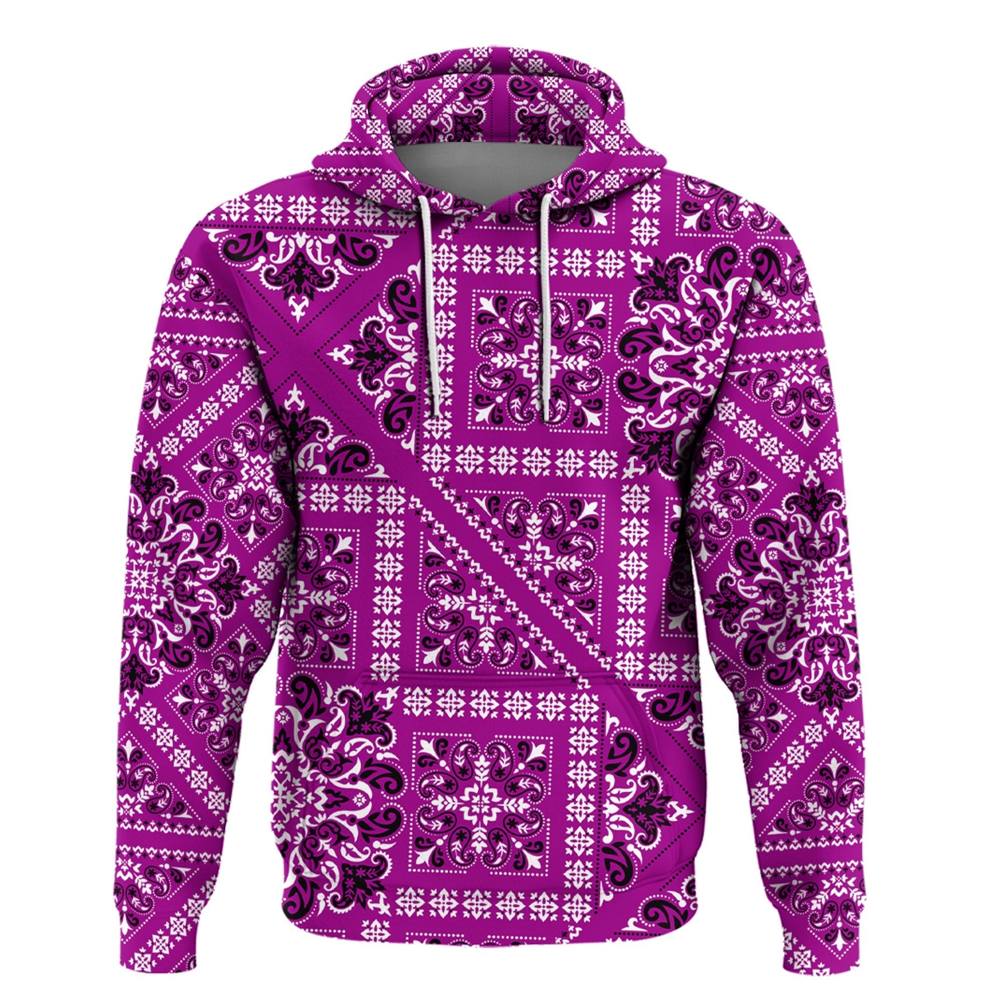 Paisley Bandana Hoodie Pattern Seamless Ver.217 RLT13