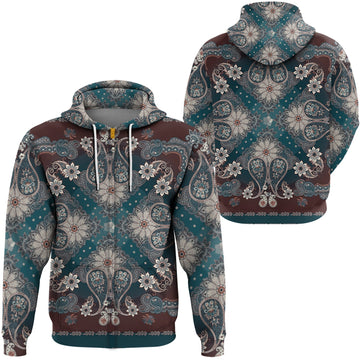 Paisley Bandana Hoodie Pattern Seamless Ver.223 RLT13