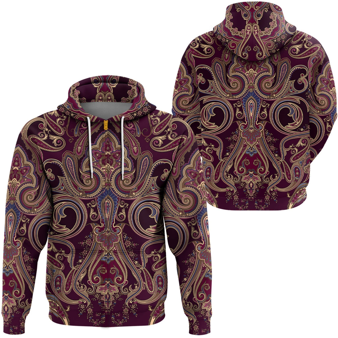 Paisley Bandana Hoodie Pattern Seamless Ver.208 RLT13