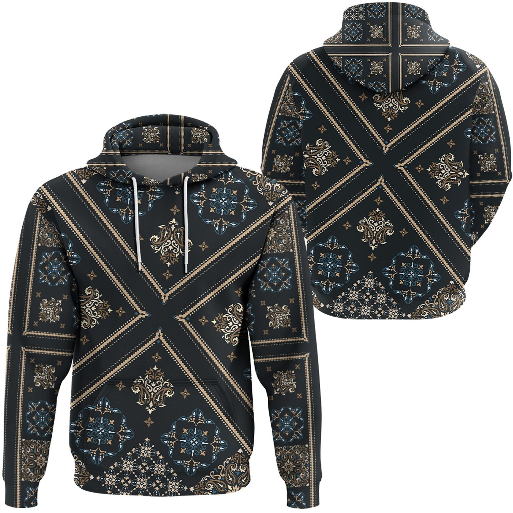Paisley Bandana Hoodie Pattern Seamless Ver.218 RLT13