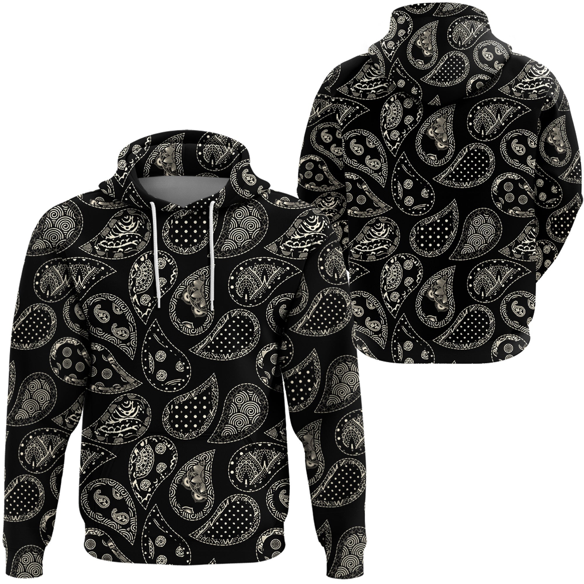 Paisley Bandana Hoodie Pattern Seamless Ver.216 RLT13