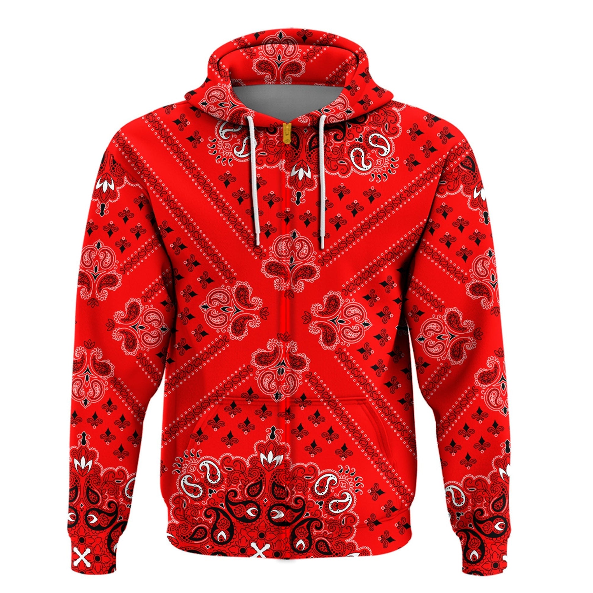 Paisley Bandana Hoodie Pattern Seamless Ver.183 RLT13