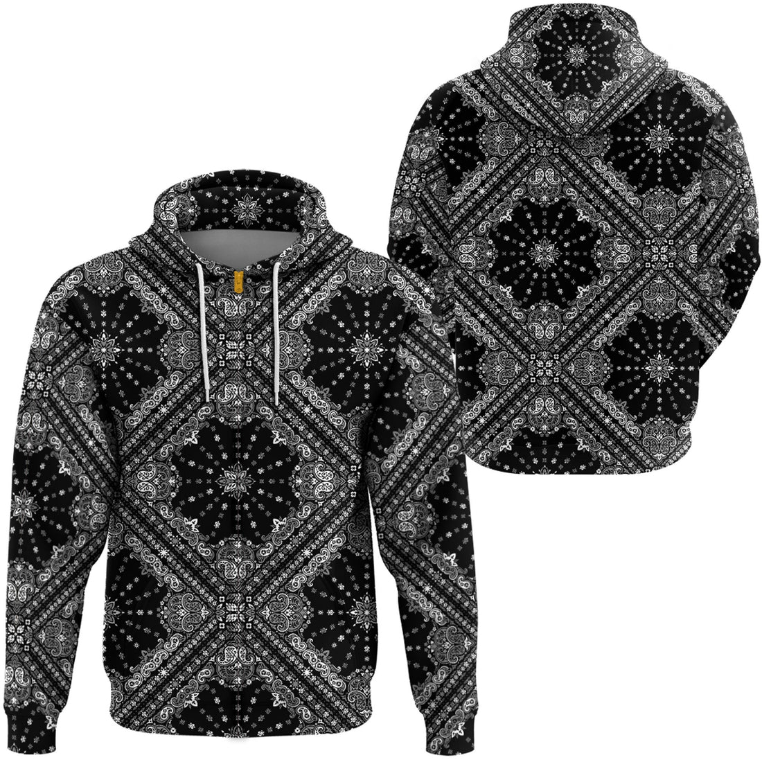 Paisley Bandana Hoodie Pattern Seamless Ver.185 RLT13