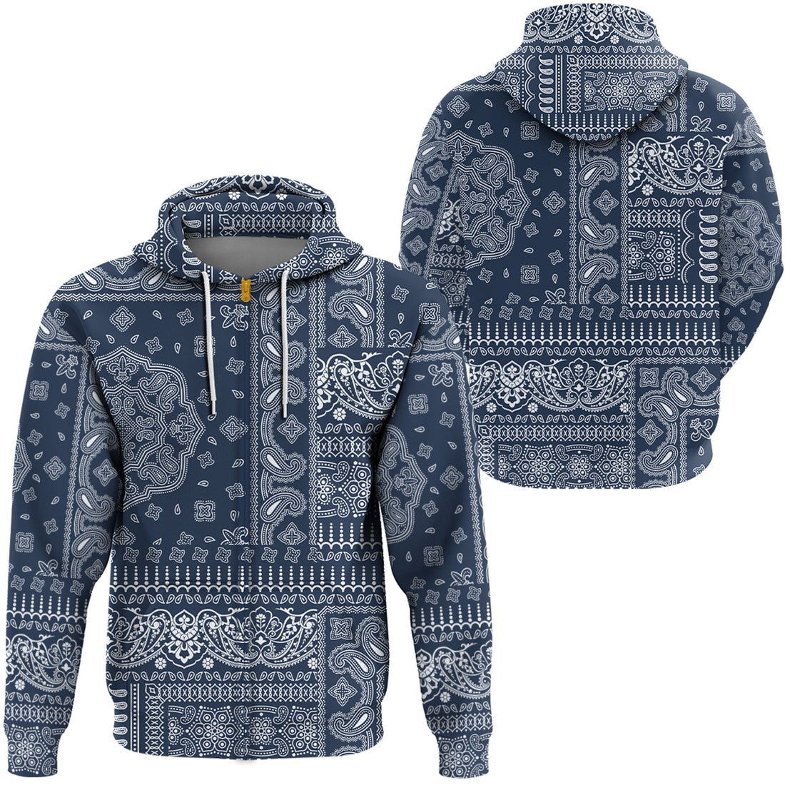 Paisley Bandana Hoodie Pattern Seamless Ver.186 RLT13