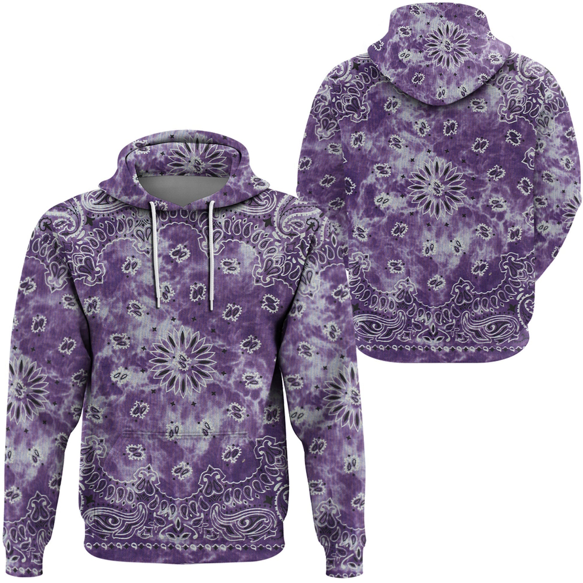 Paisley Bandana Hoodie Pattern Seamless Ver.201 RLT13