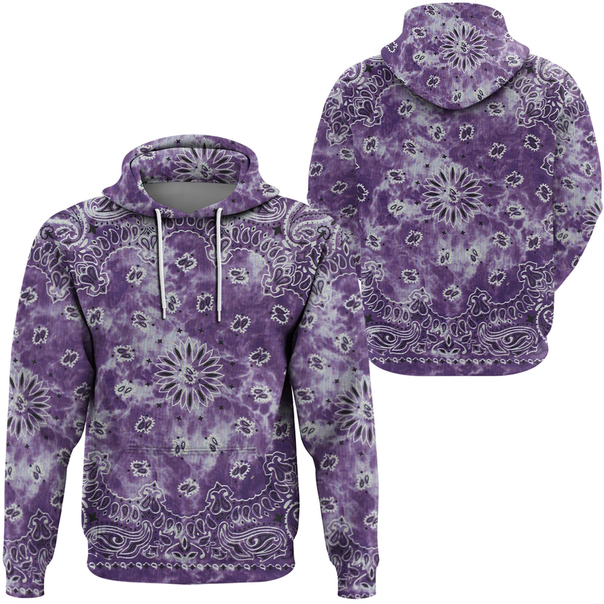 Paisley Bandana Hoodie Pattern Seamless Ver.201 RLT13