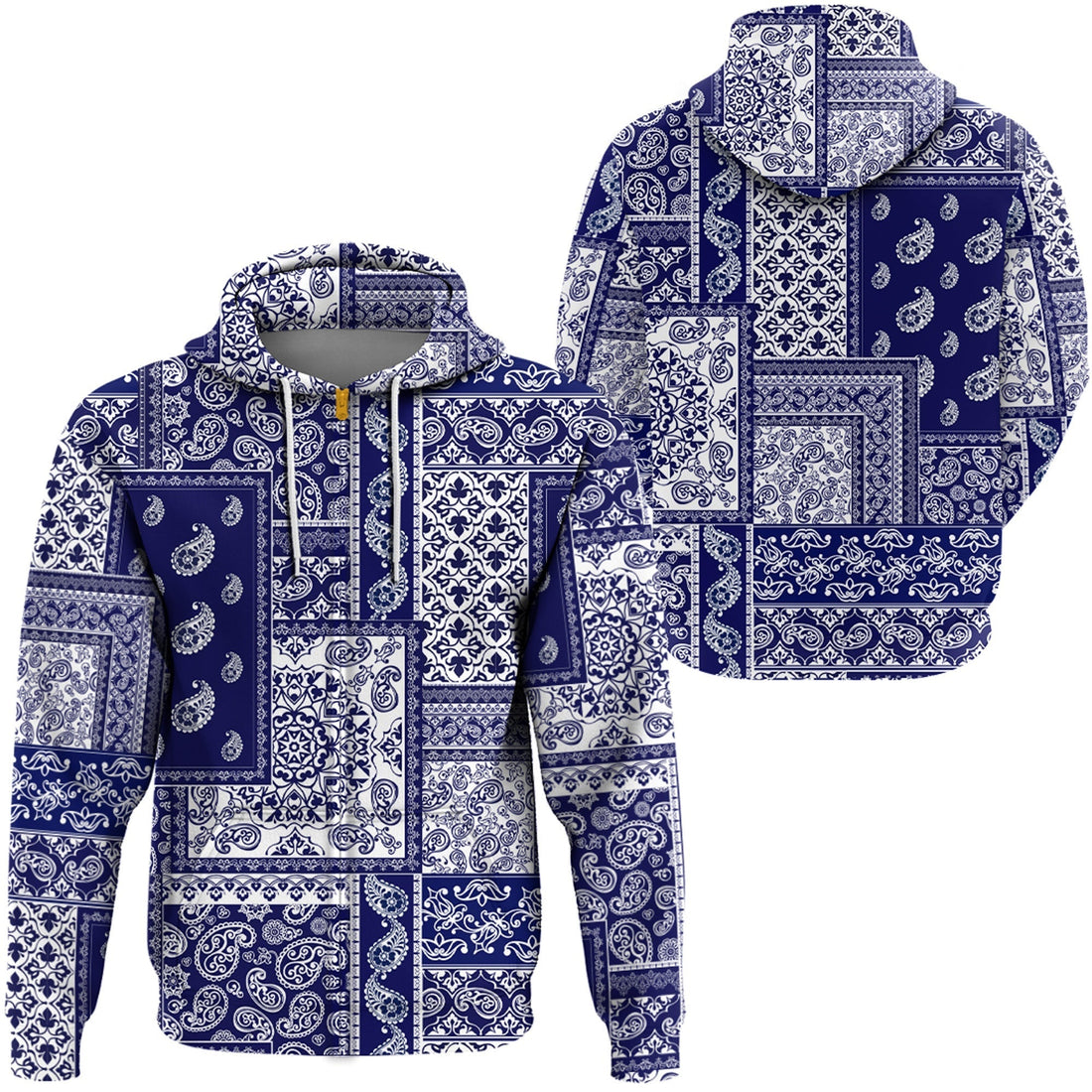 Paisley Bandana Hoodie Pattern Seamless Ver.195 RLT13