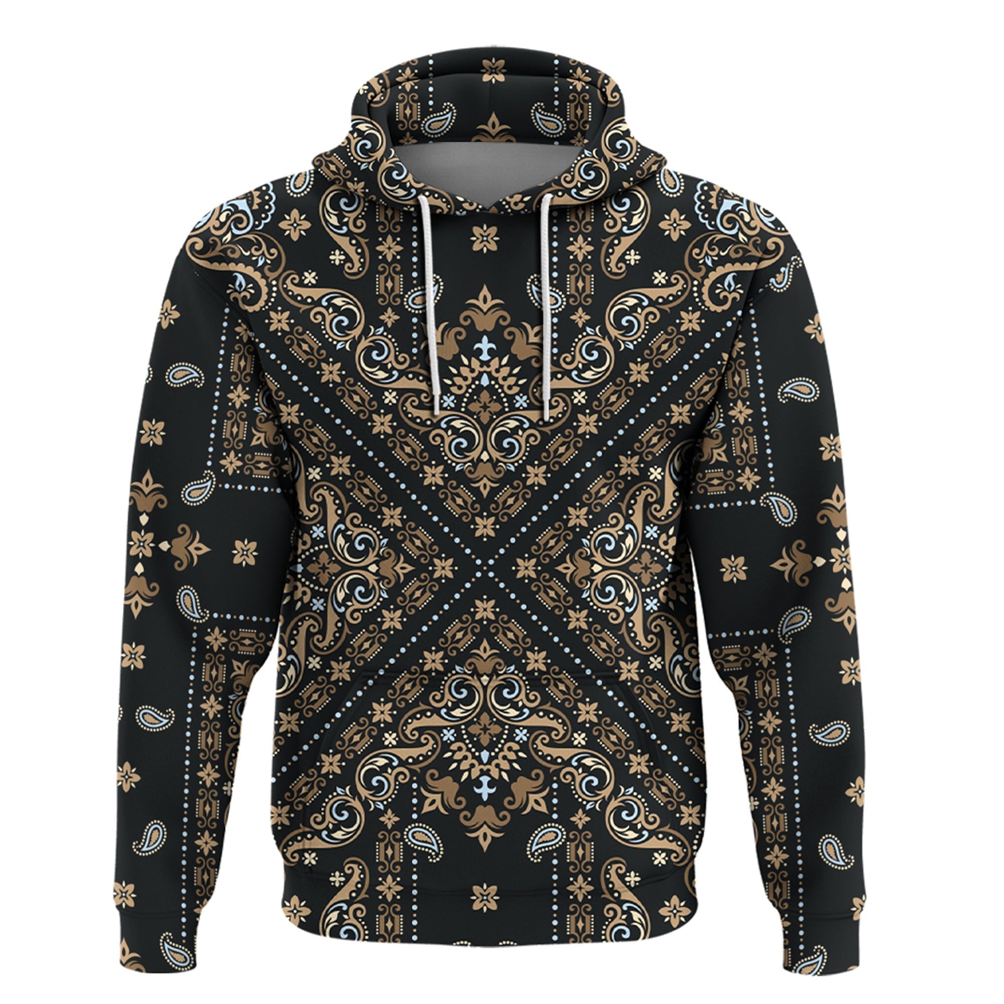 Paisley Bandana Hoodie Pattern Seamless Ver.169 RLT13