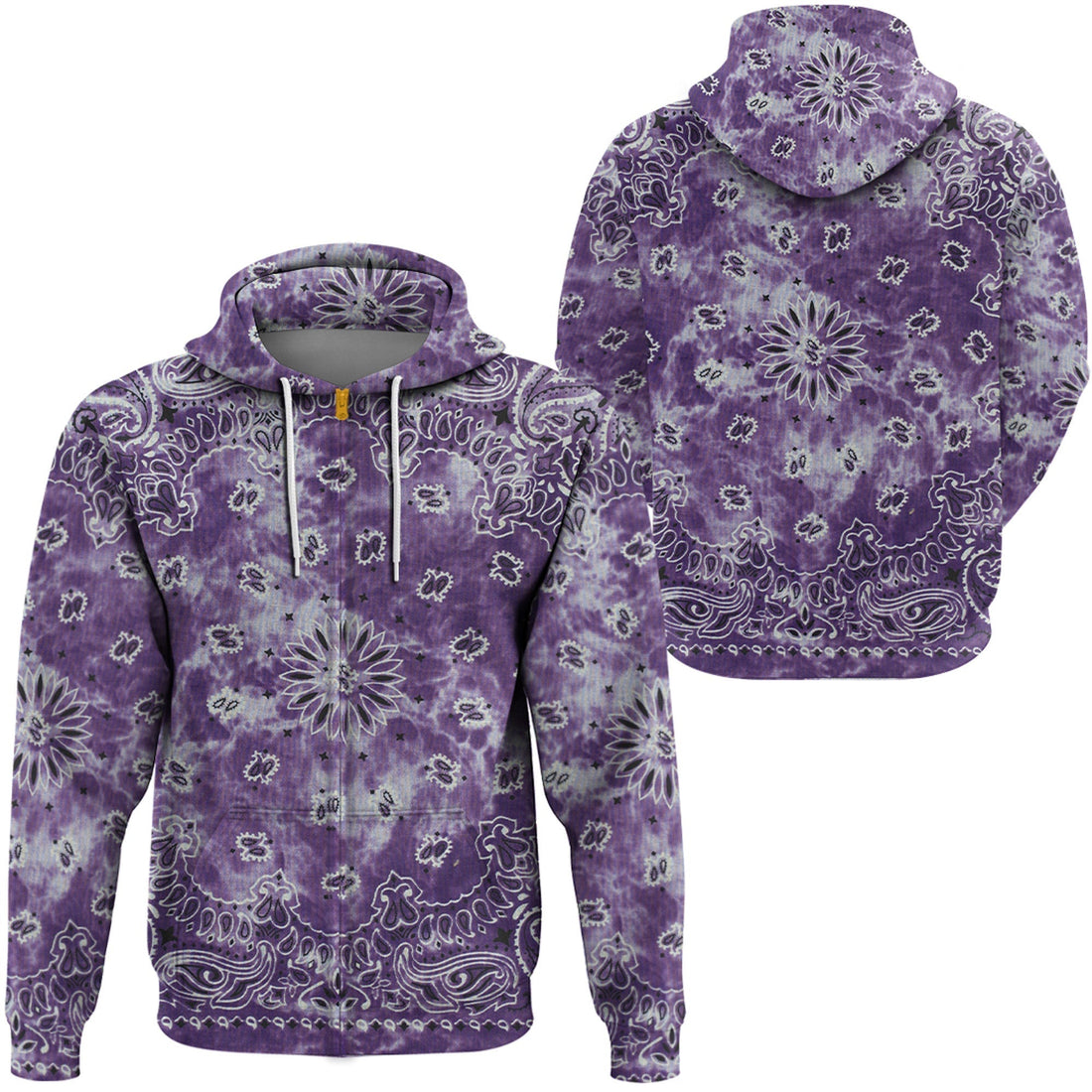 Paisley Bandana Hoodie Pattern Seamless Ver.201 RLT13