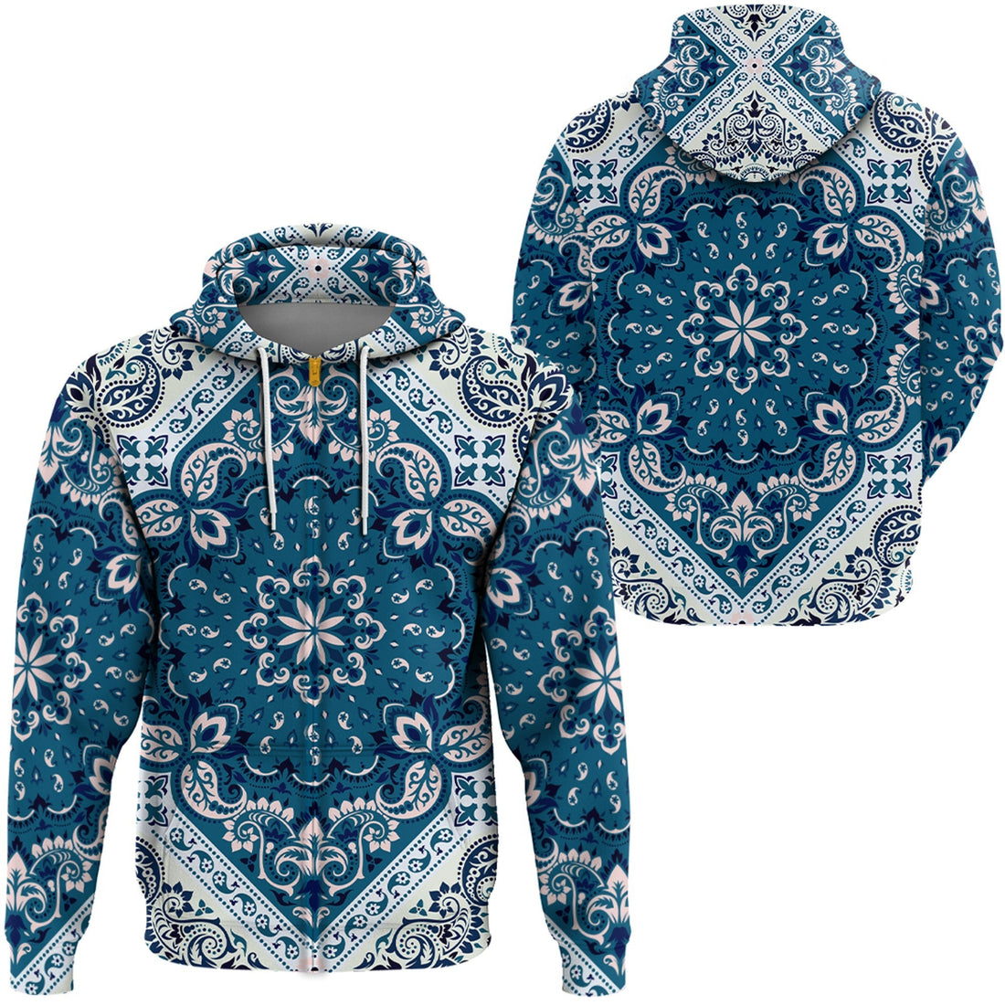 Paisley Bandana Hoodie Pattern Seamless Ver.184 RLT13