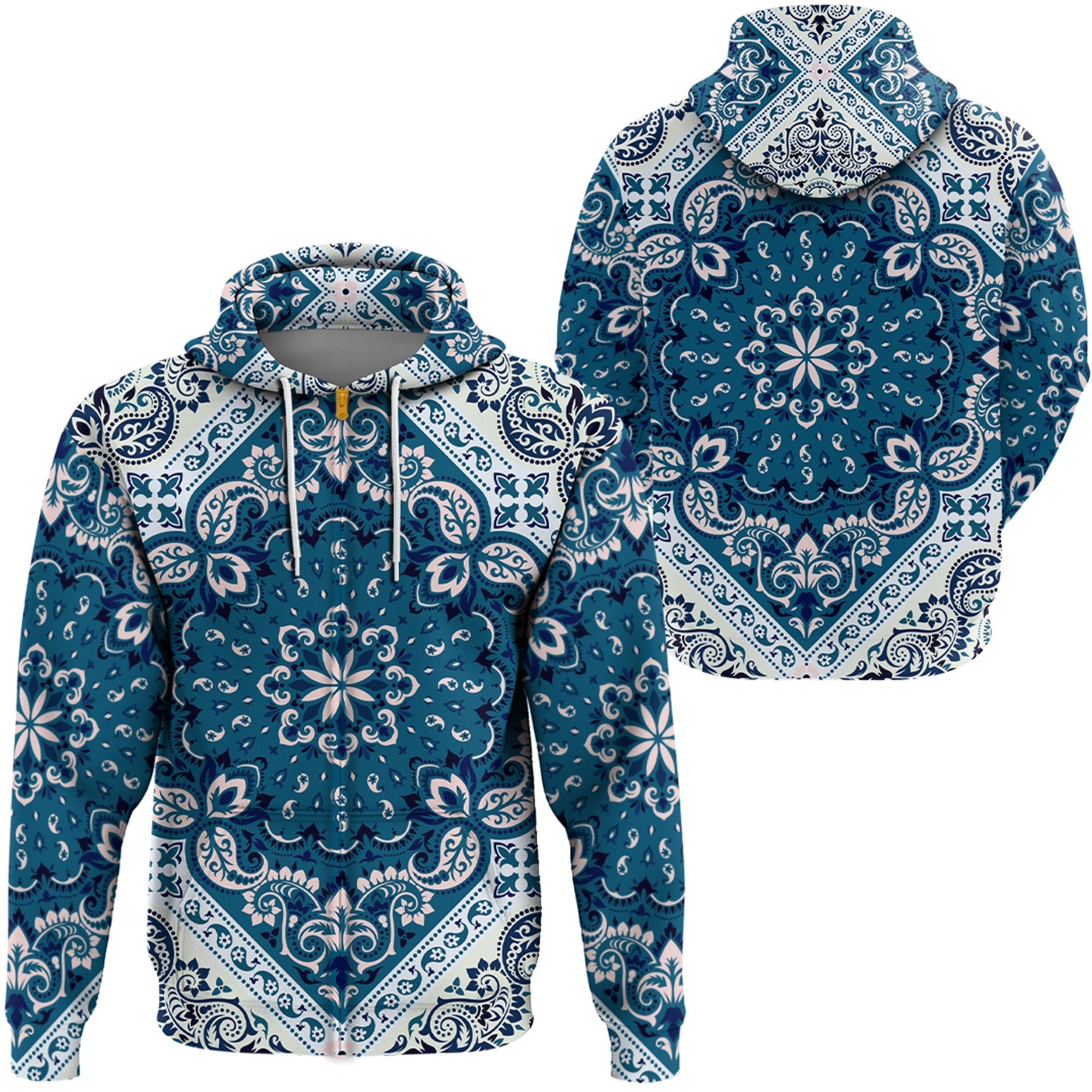 Paisley Bandana Hoodie Pattern Seamless Ver.184 RLT13