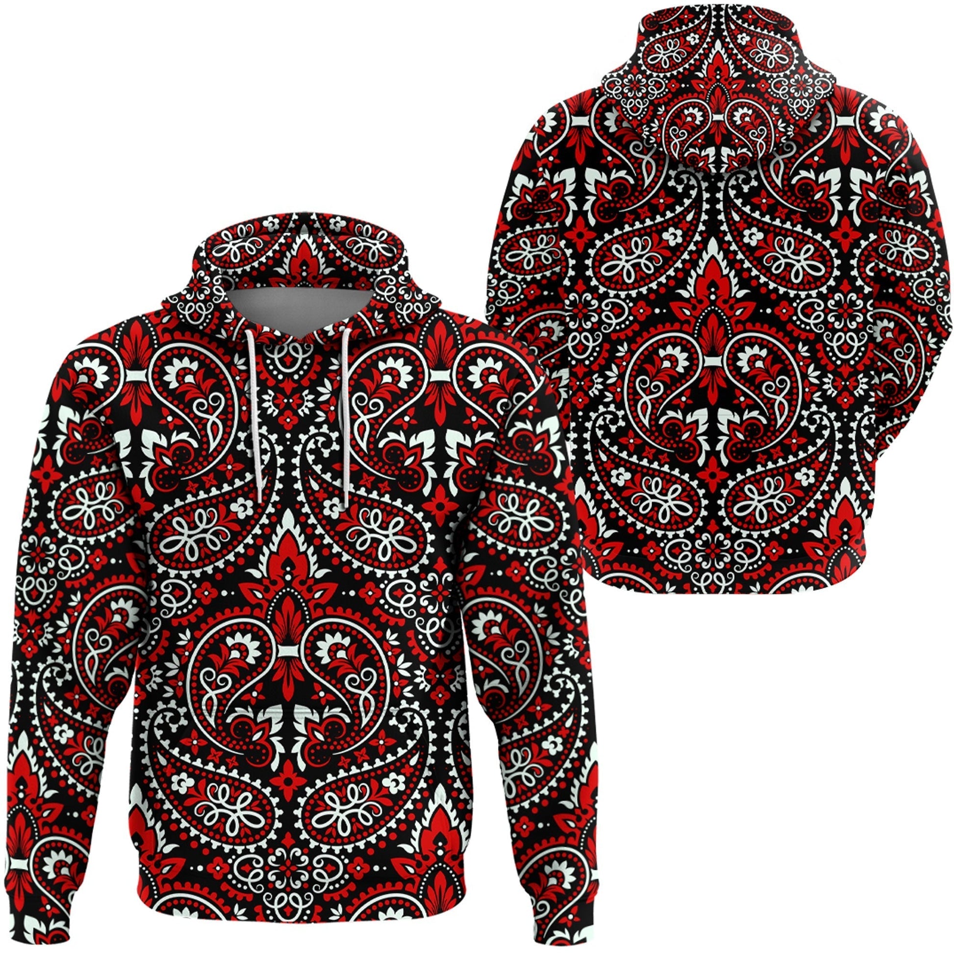 Paisley Bandana Hoodie Pattern Seamless Ver.192 RLT13