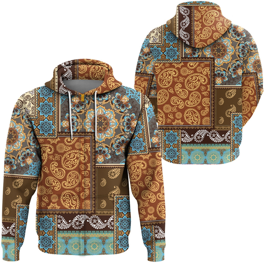 Paisley Bandana Hoodie Pattern Seamless Ver.187 RLT13