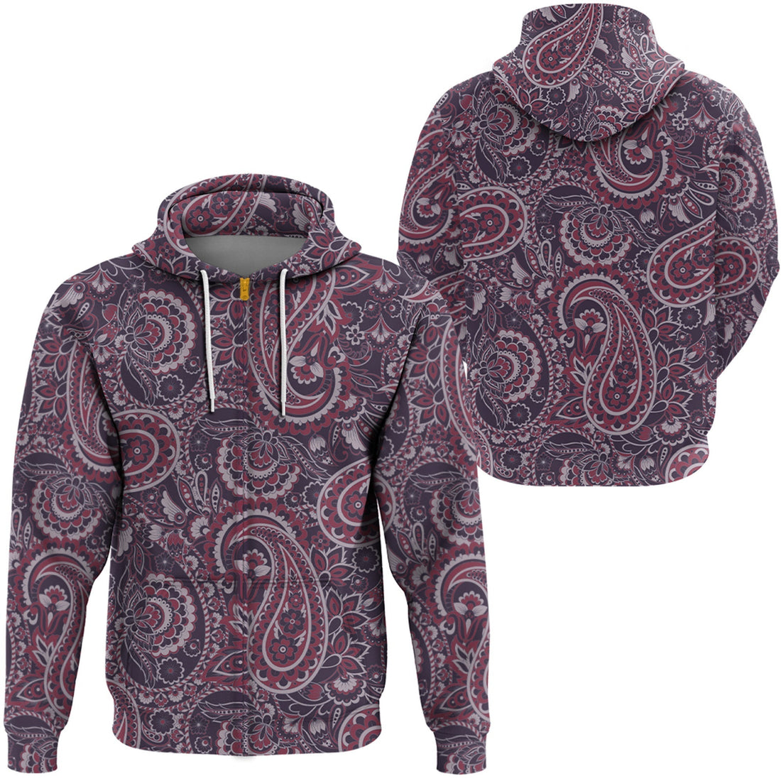 Paisley Bandana Hoodie Pattern Seamless Ver.203 RLT13