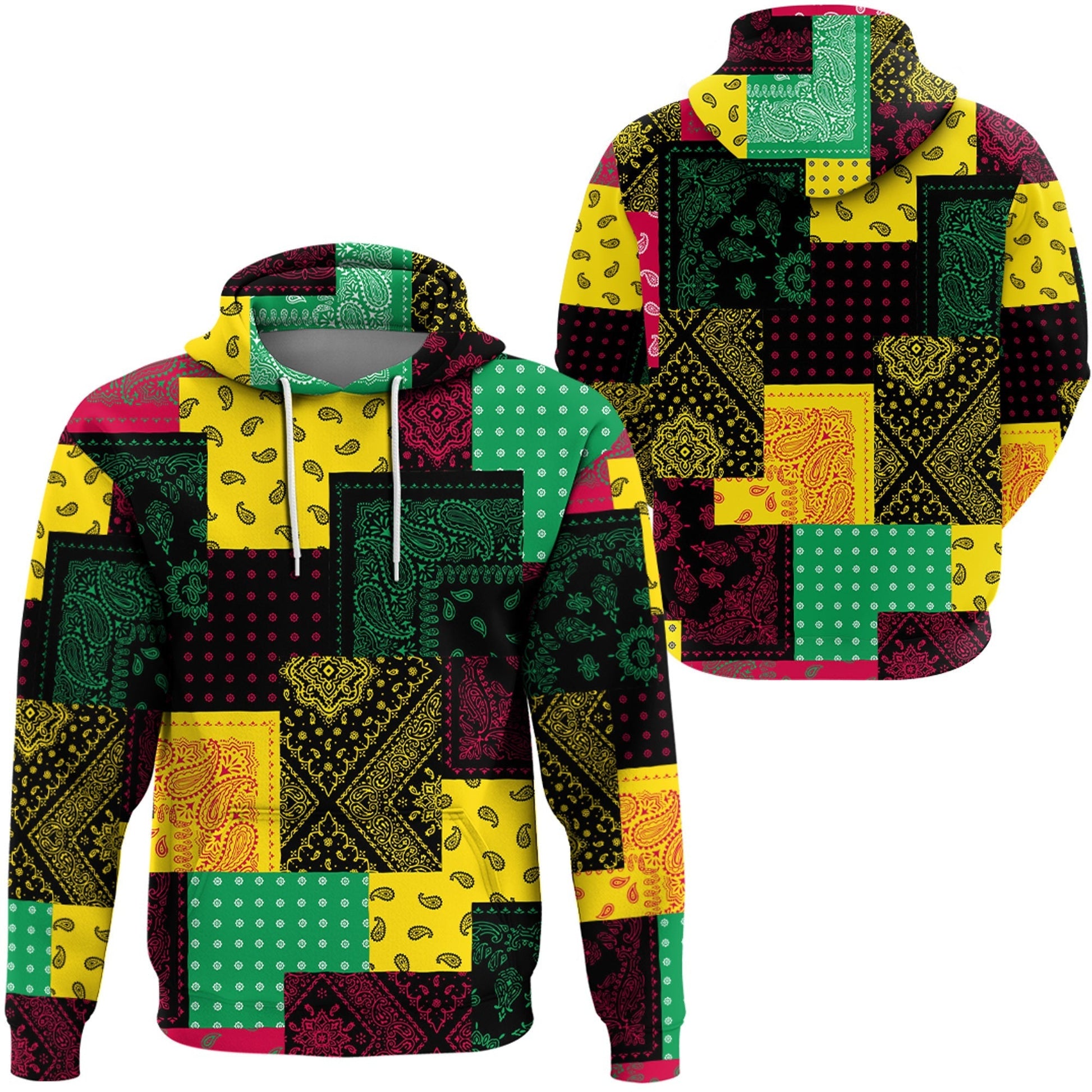Paisley Bandana Hoodie Pattern Seamless Ver.194 RLT13