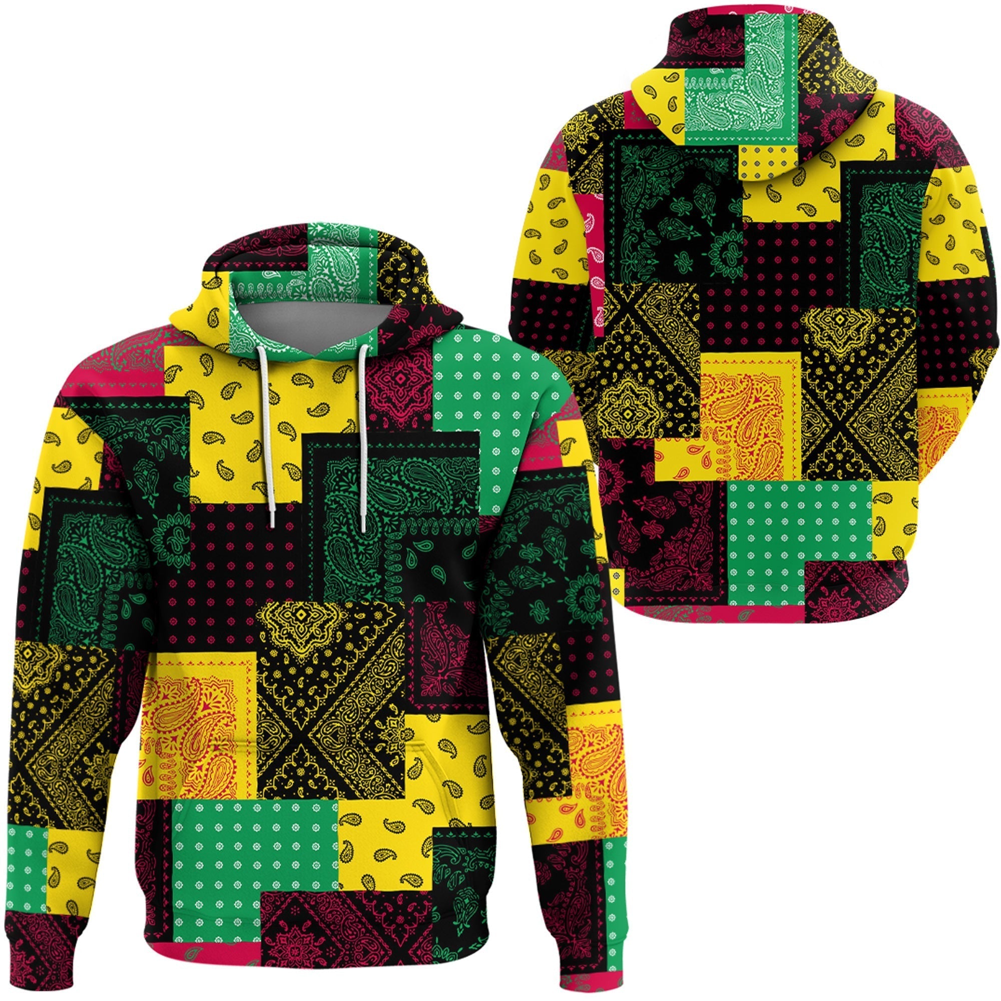 Paisley Bandana Hoodie Pattern Seamless Ver.194 RLT13