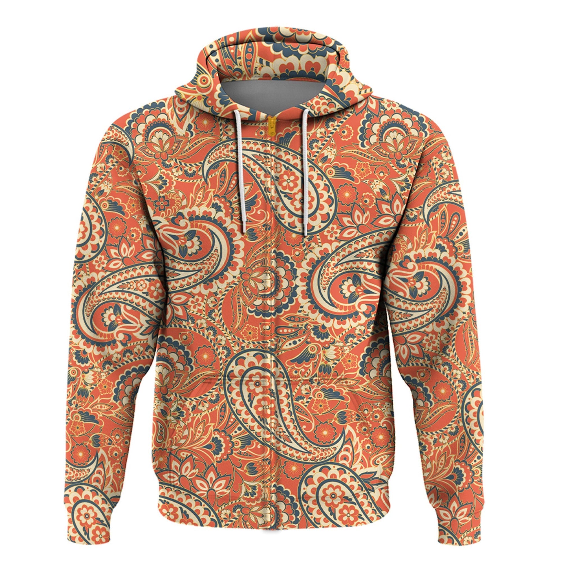 Paisley Bandana Hoodie Pattern Seamless Ver.206 RLT13