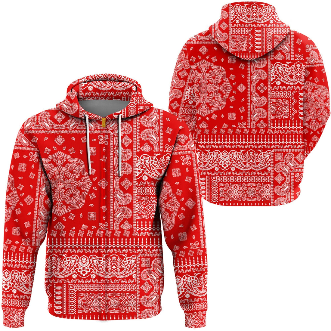 Paisley Bandana Hoodie Pattern Seamless Ver.181 RLT13