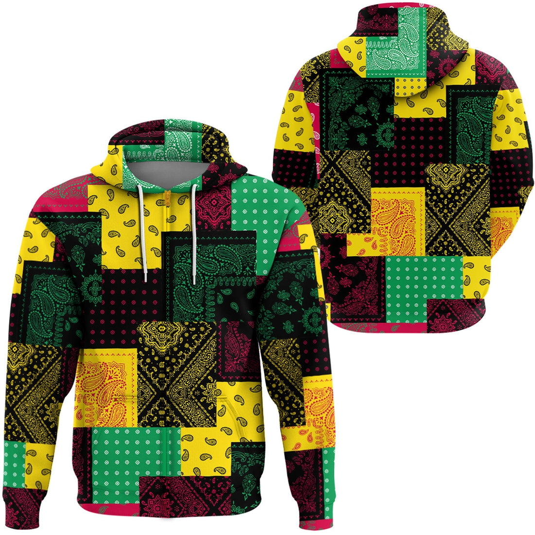 Paisley Bandana Hoodie Pattern Seamless Ver.194 RLT13