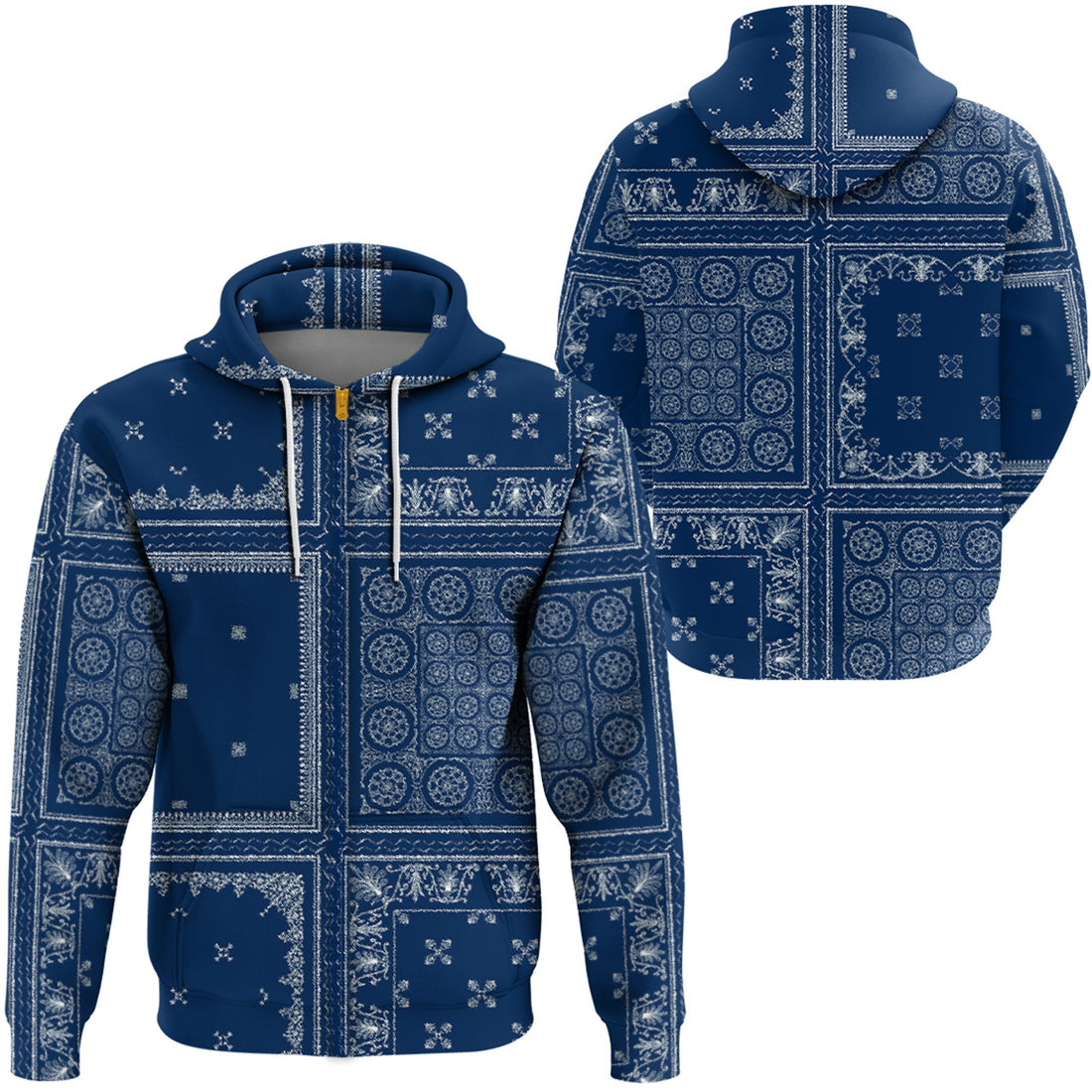 Paisley Bandana Hoodie Pattern Seamless Ver.165 RLT13