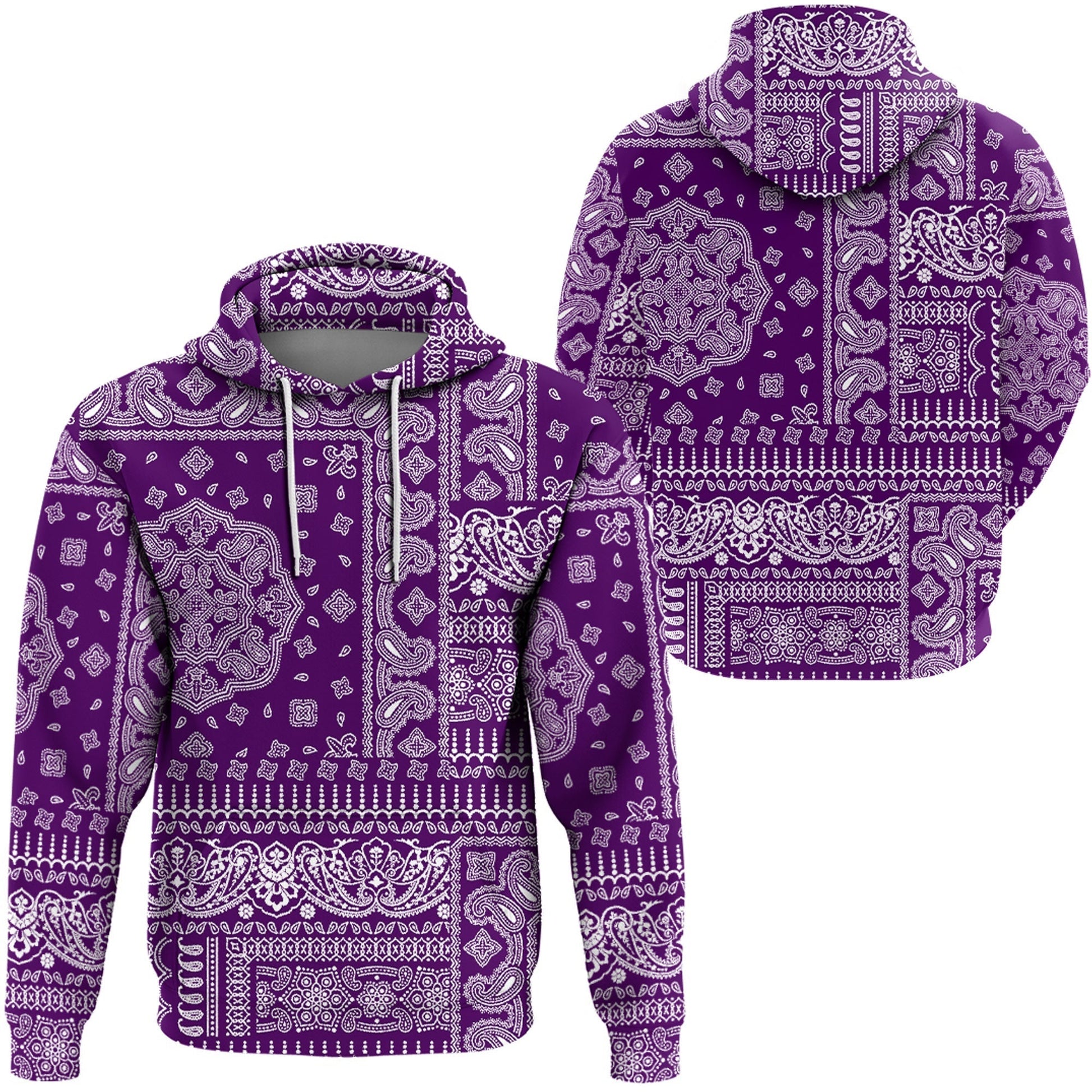 Paisley Bandana Hoodie Pattern Seamless Ver.155 RLT13