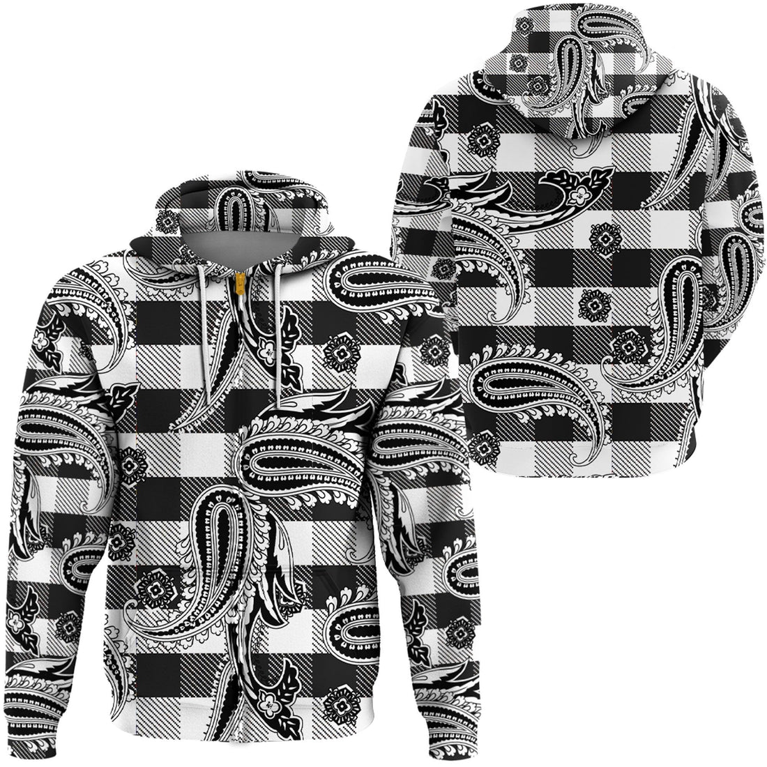 Paisley Bandana Hoodie Pattern Seamless Ver.171 RLT13