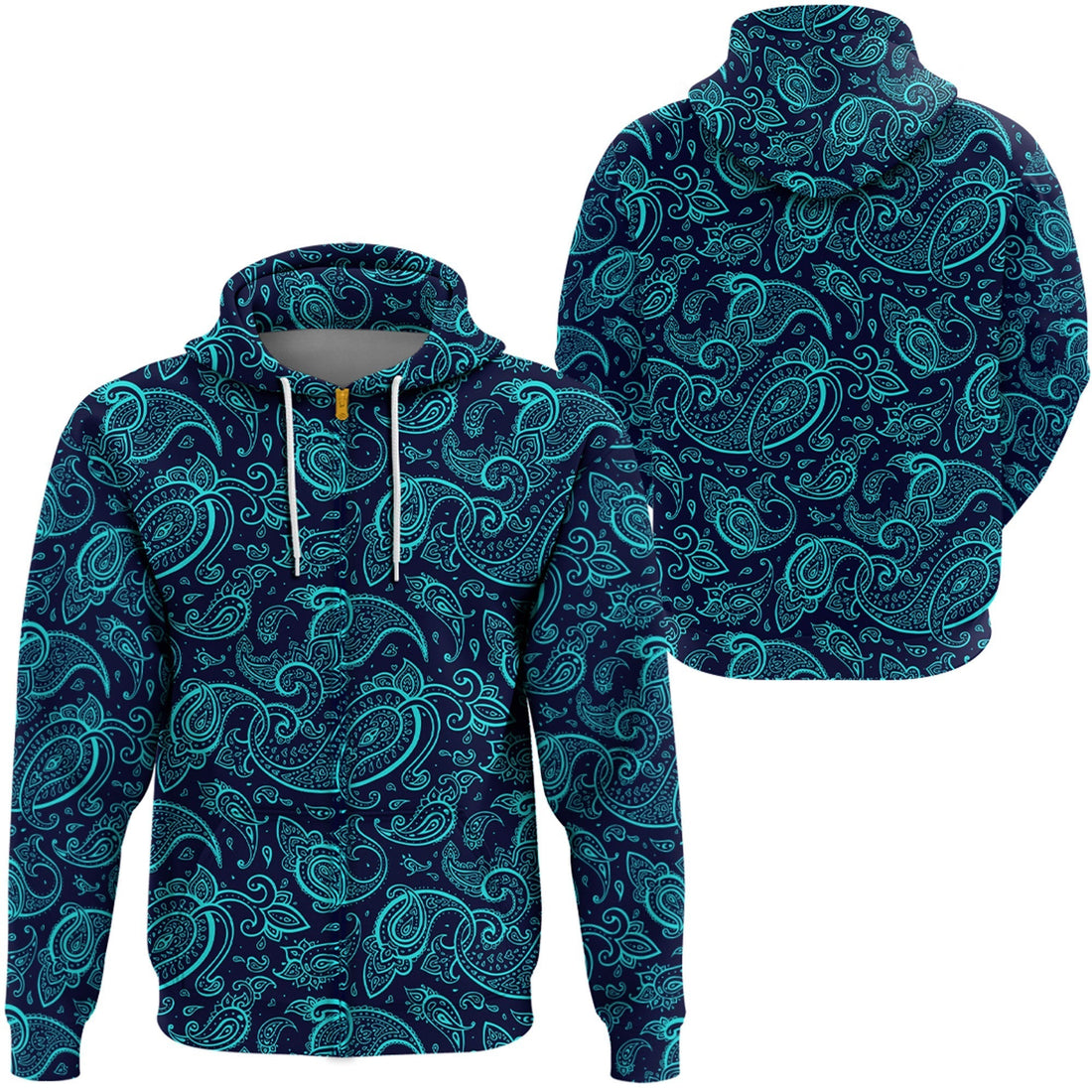 Paisley Bandana Hoodie Pattern Seamless Ver.176 RLT13