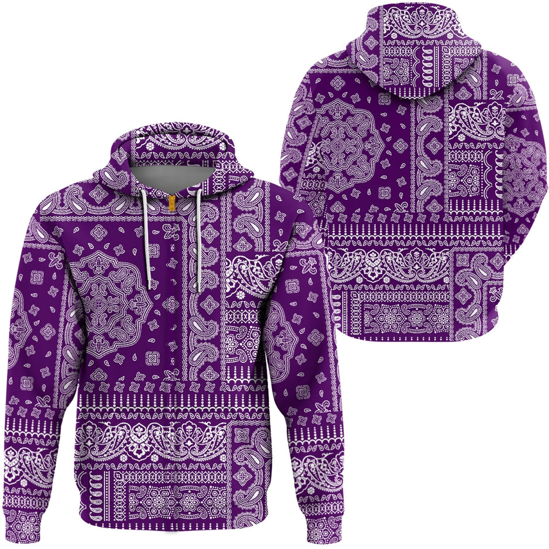 Paisley Bandana Hoodie Pattern Seamless Ver.155 RLT13