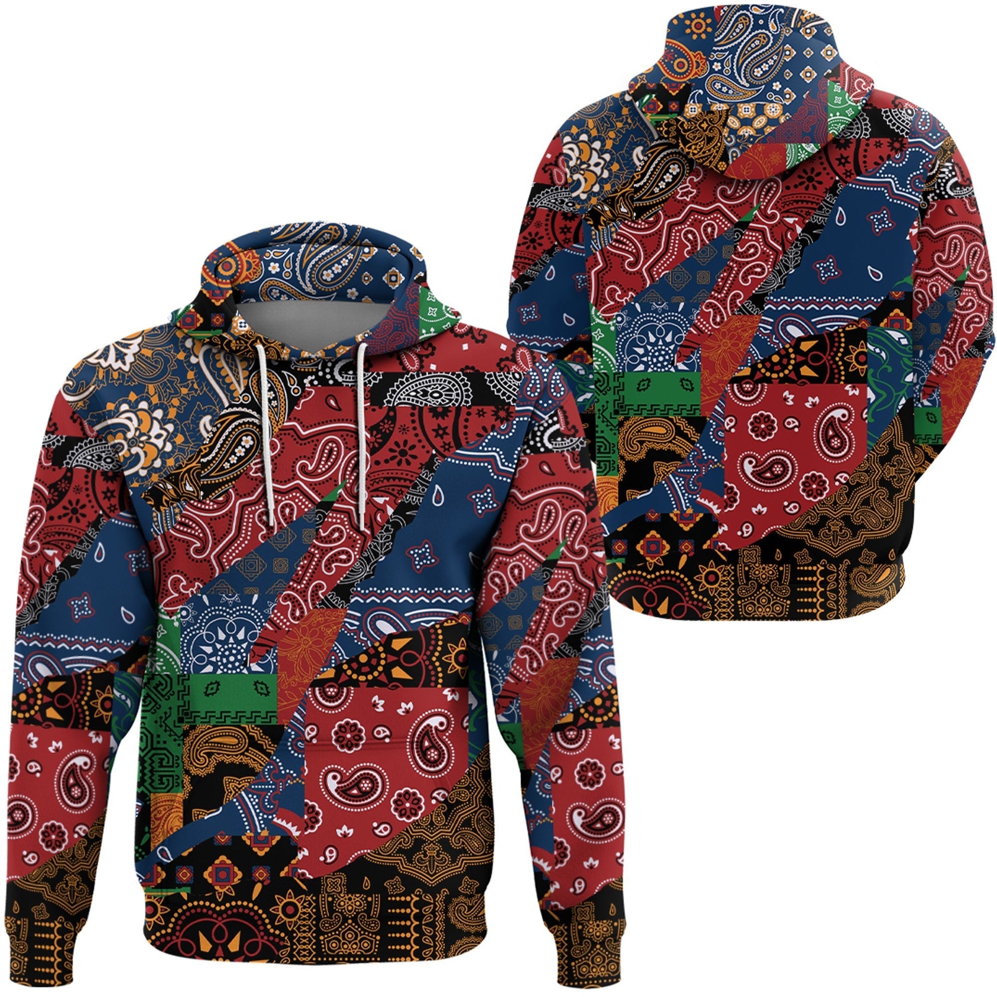 Paisley Bandana Hoodie Pattern Seamless Ver.160 RLT13