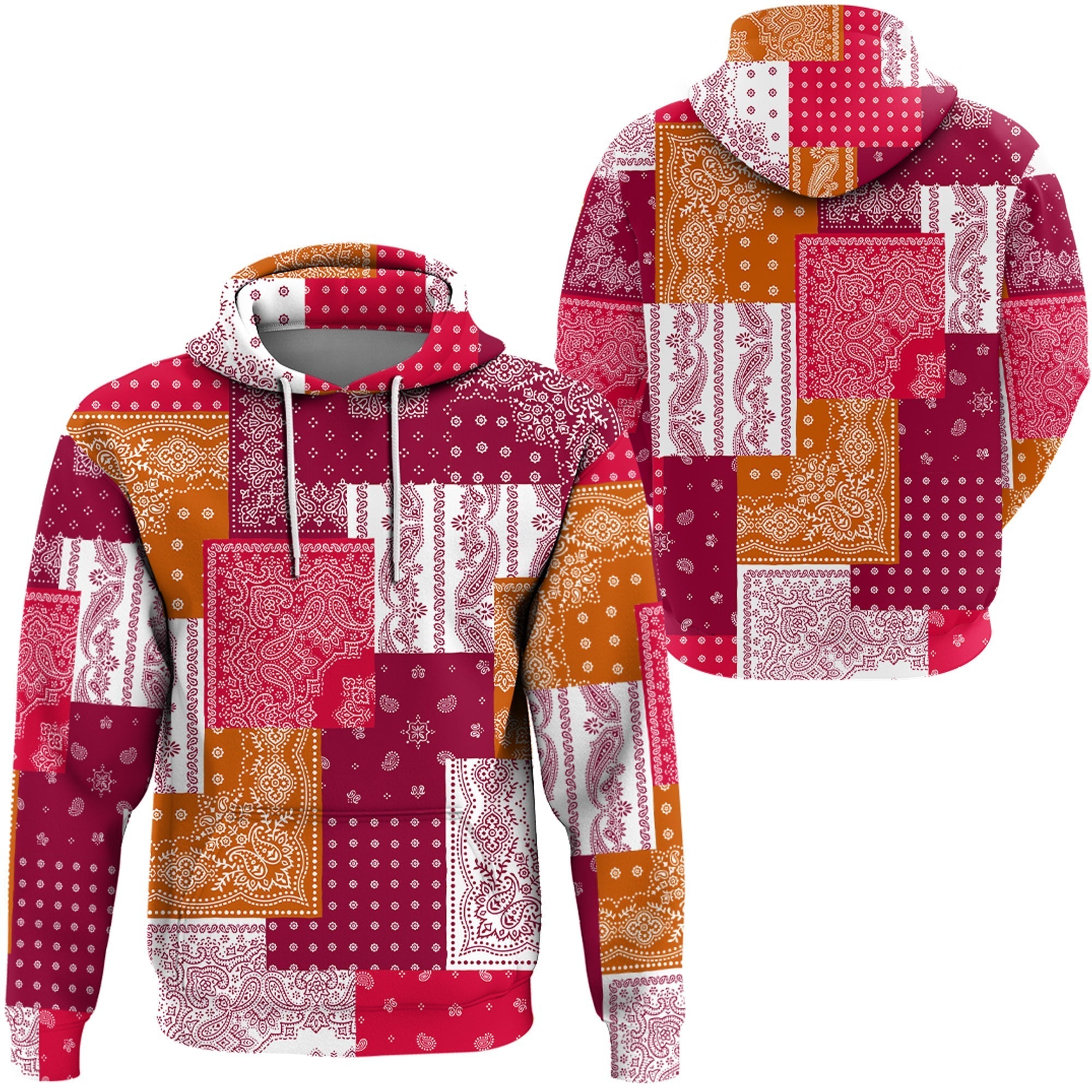 Paisley Bandana Hoodie Pattern Seamless Ver.154 RLT13