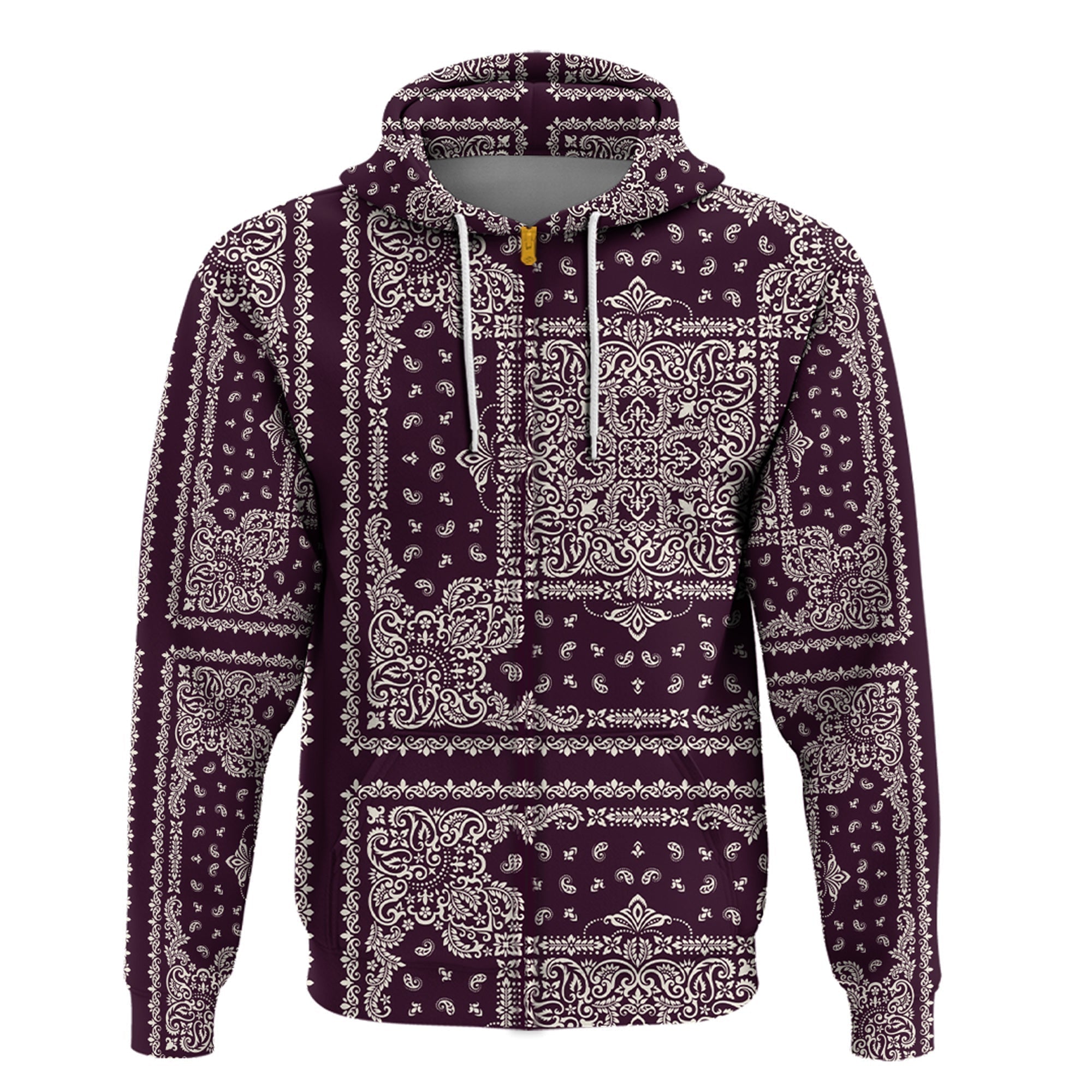 Paisley Bandana Hoodie Pattern Seamless Ver.177 RLT13