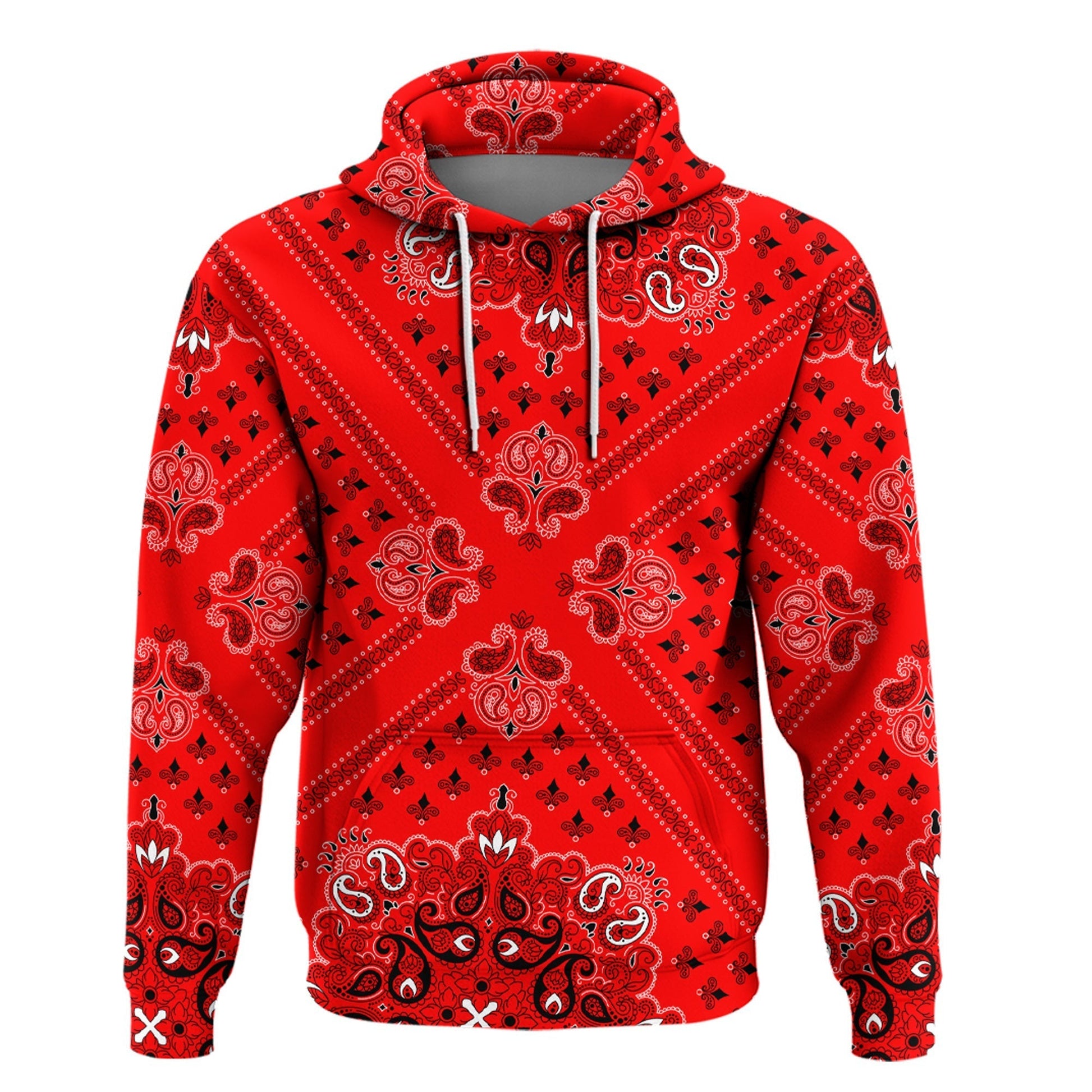 Paisley Bandana Hoodie Pattern Seamless Ver.183 RLT13