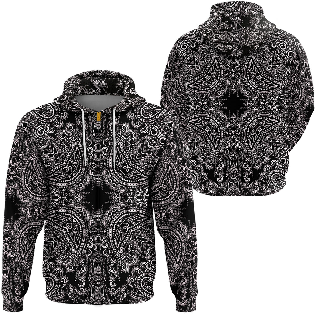 Paisley Bandana Hoodie Pattern Seamless Ver.164 RLT13