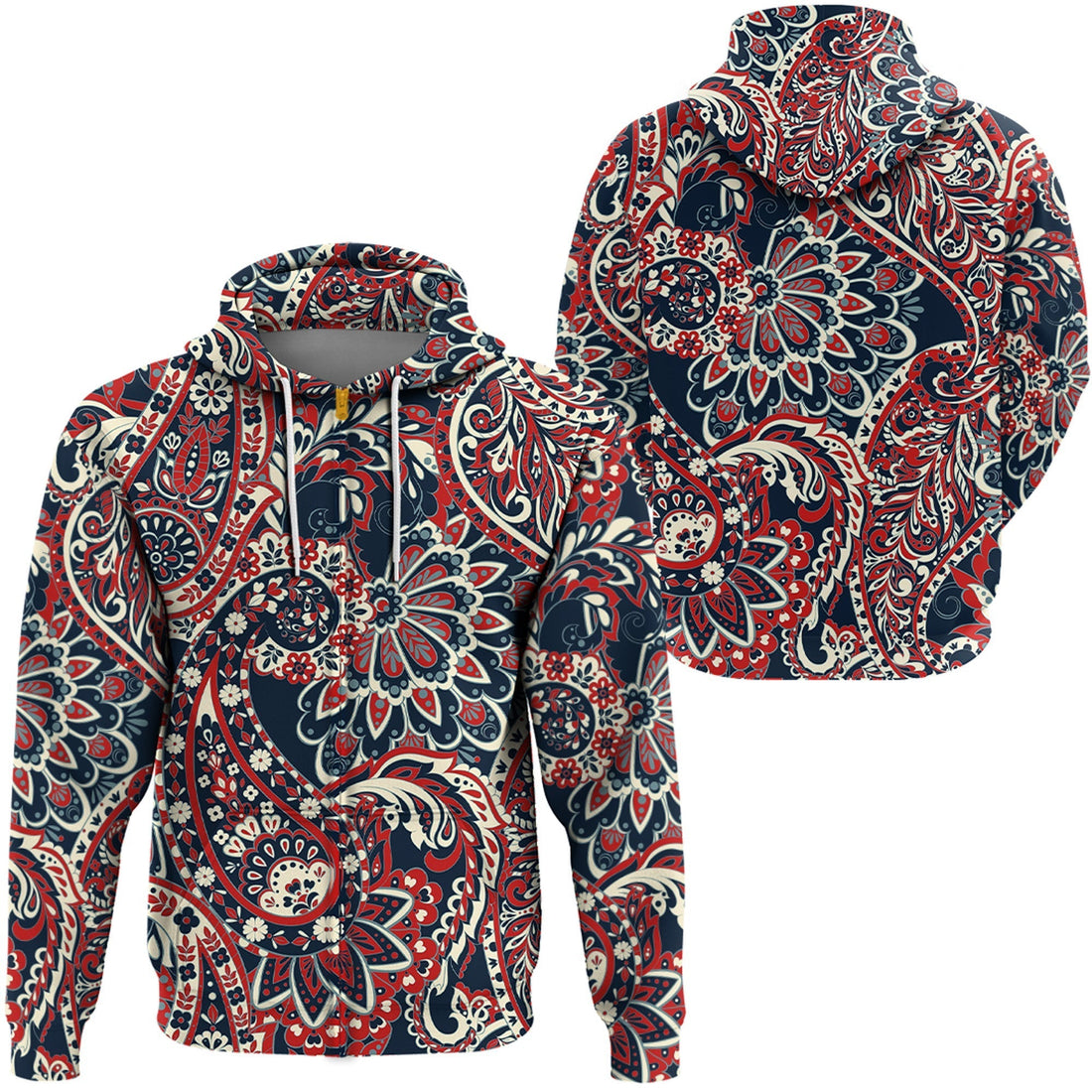 Paisley Bandana Hoodie Pattern Seamless Ver.175 RLT13