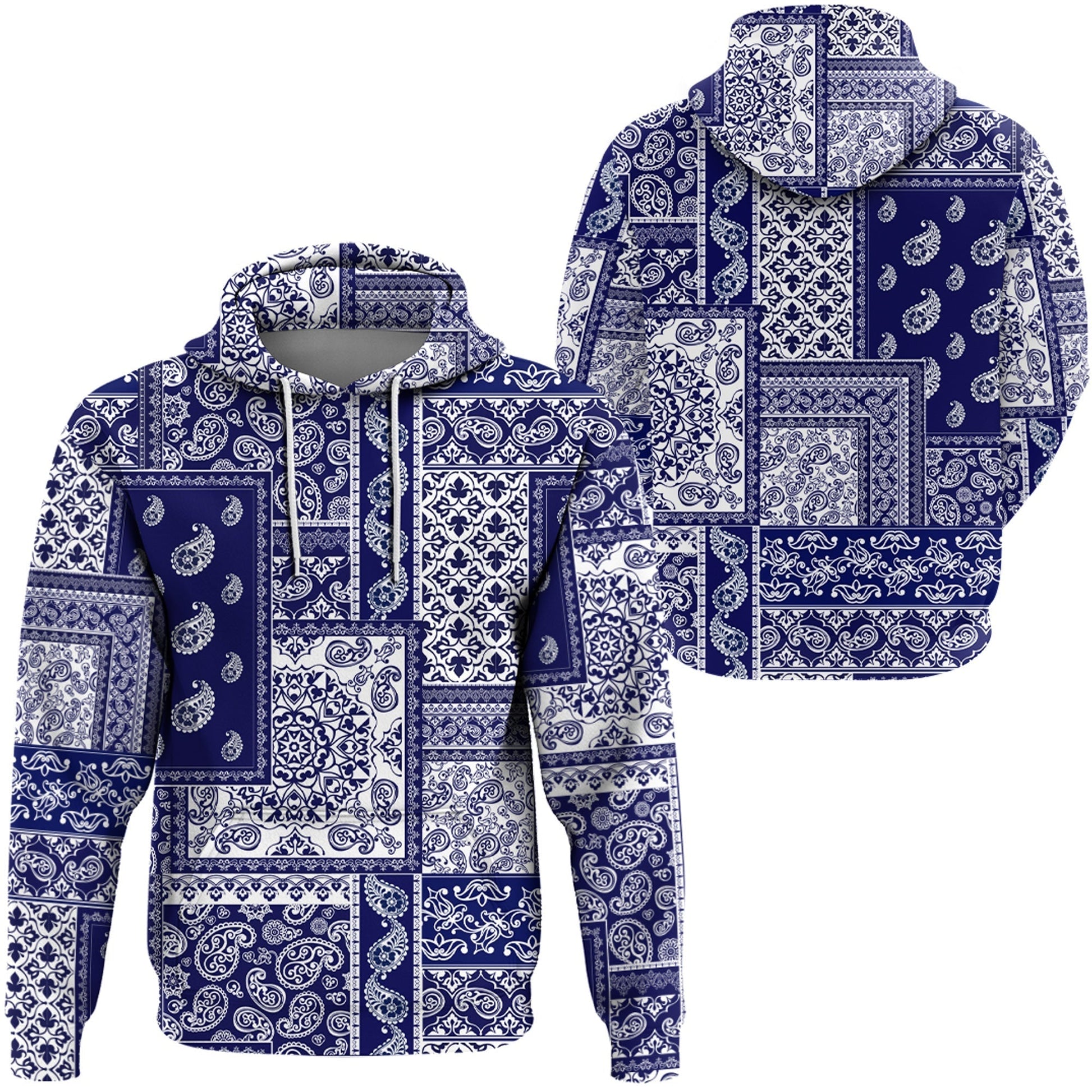 Paisley Bandana Hoodie Pattern Seamless Ver.195 RLT13