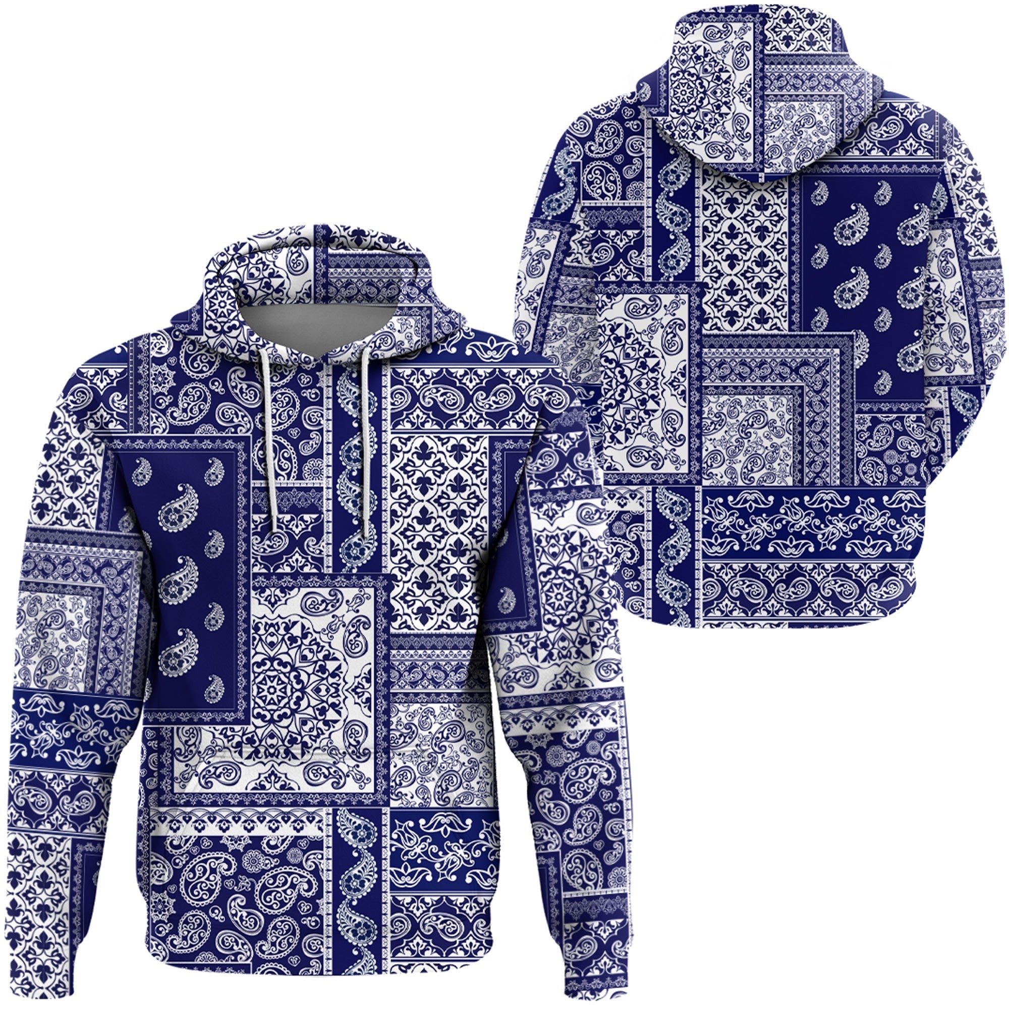 Paisley Bandana Hoodie Pattern Seamless Ver.195 RLT13