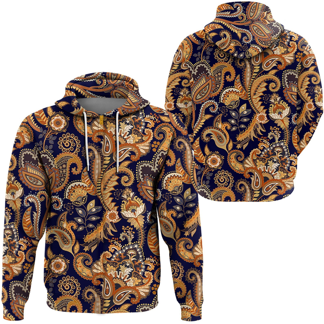 Paisley Bandana Hoodie Pattern Seamless Ver.161 RLT13