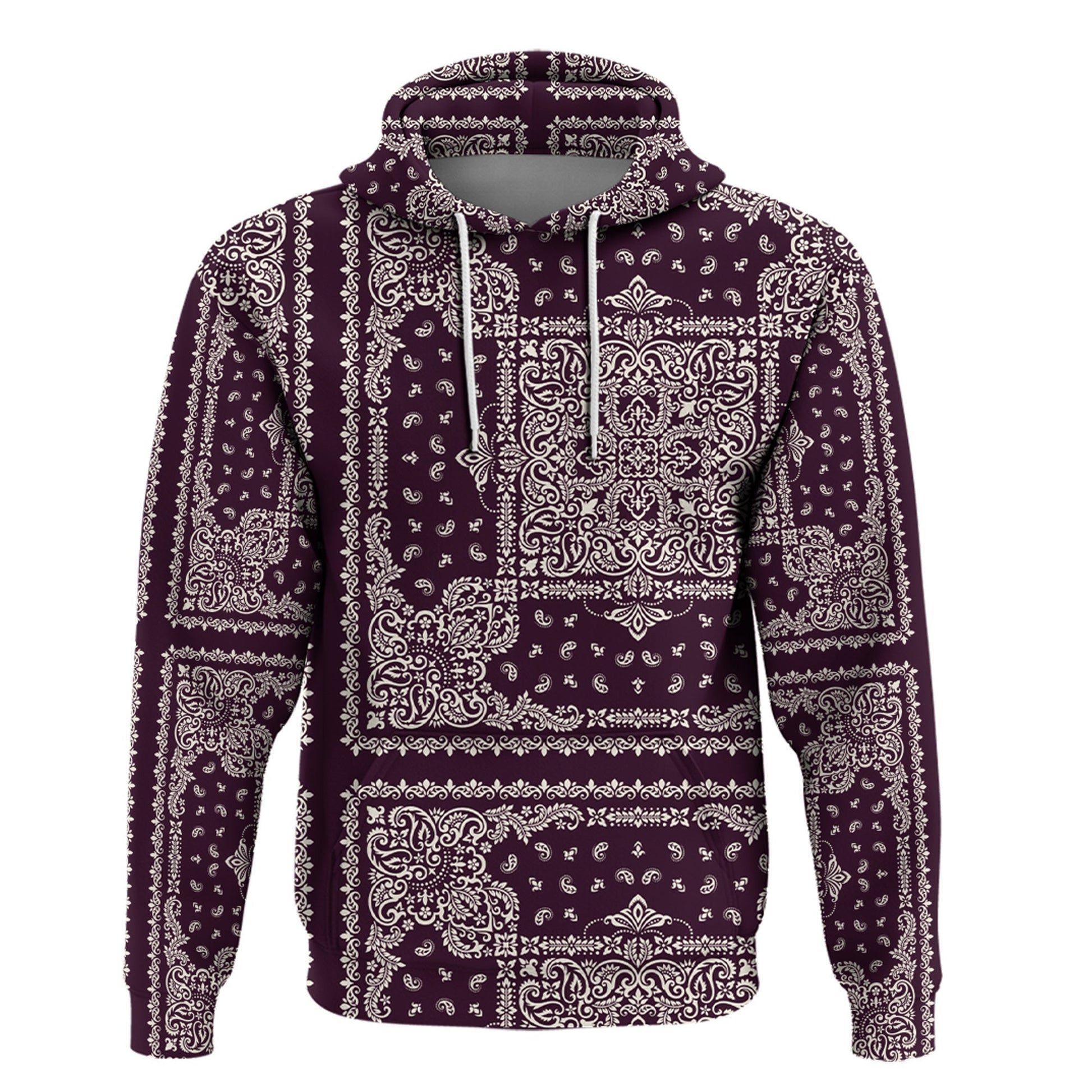 Paisley Bandana Hoodie Pattern Seamless Ver.177 RLT13