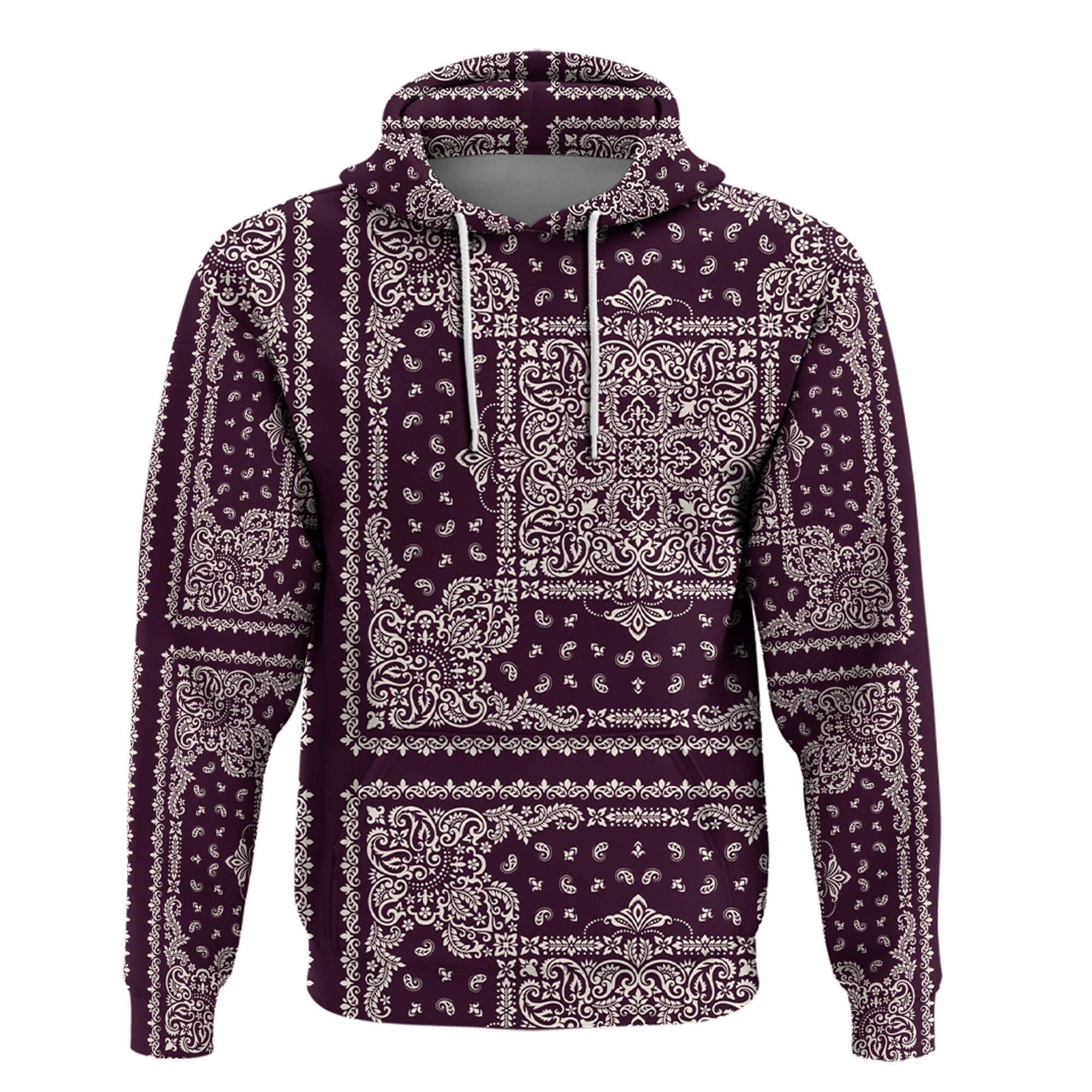 Paisley Bandana Hoodie Pattern Seamless Ver.177 RLT13