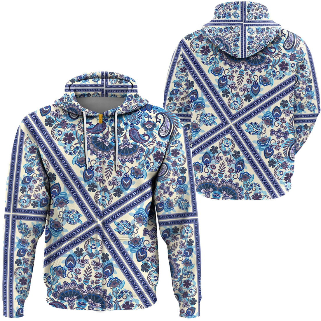 Paisley Bandana Hoodie Pattern Seamless Ver.153 RLT13