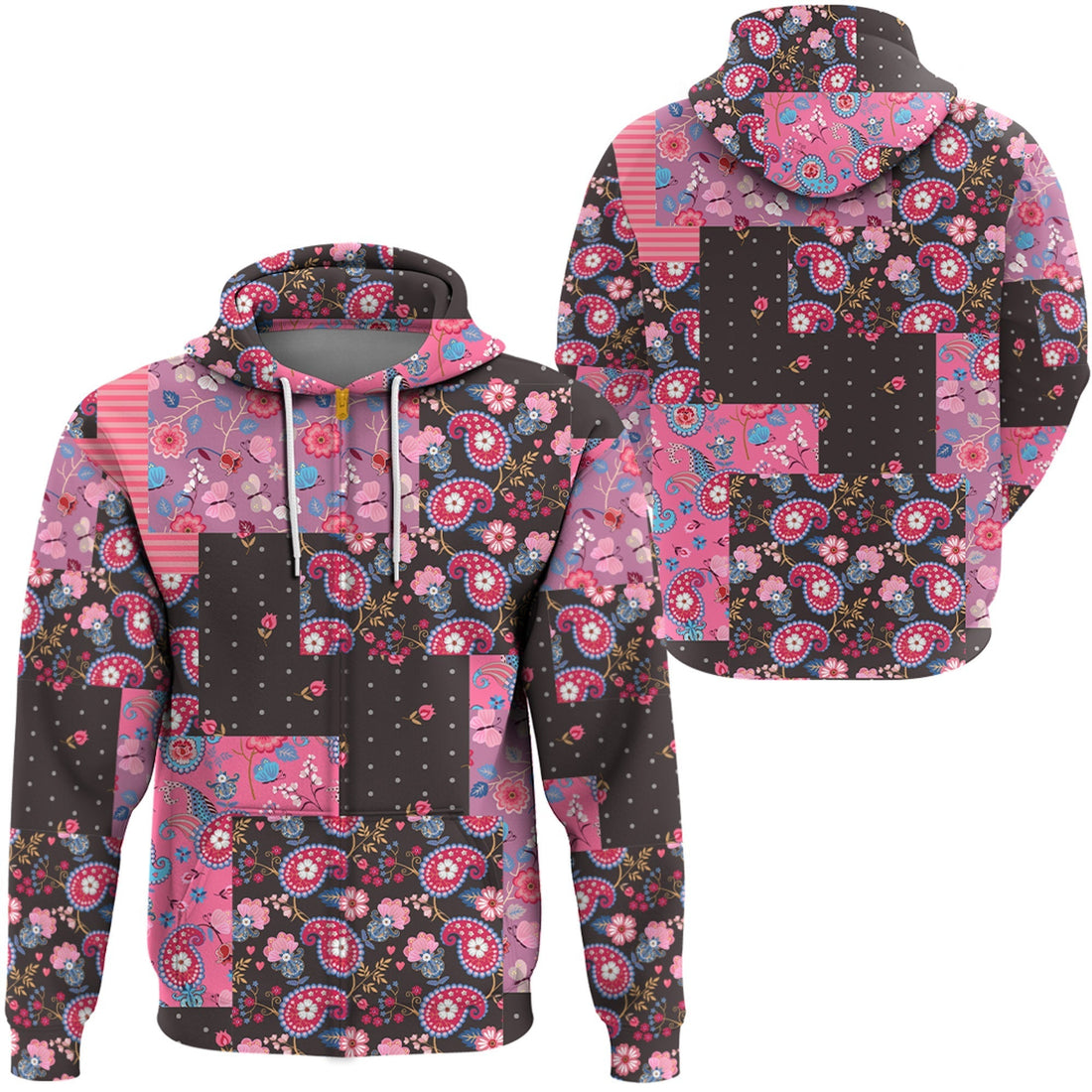 Paisley Bandana Hoodie Pattern Seamless Ver.140 RLT13