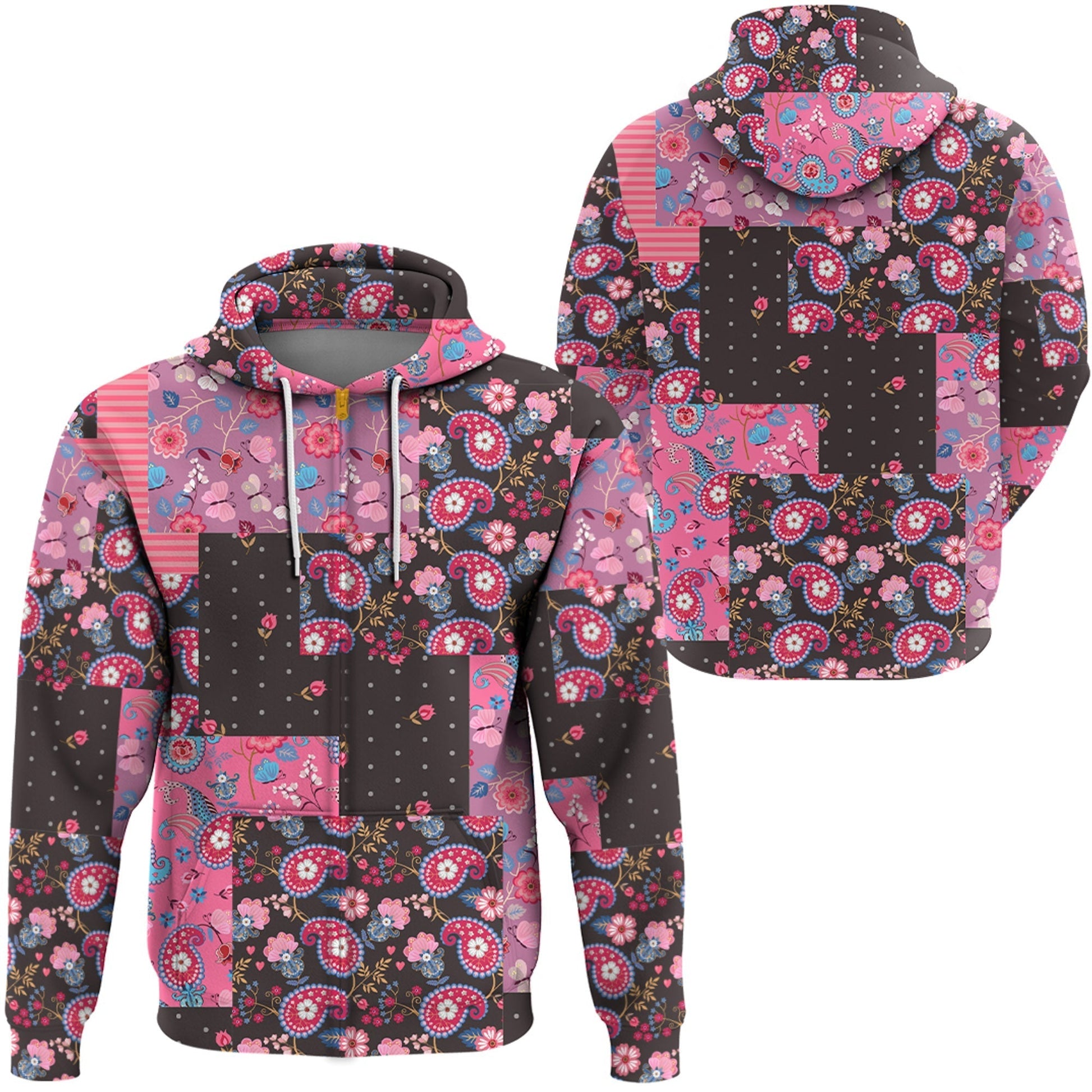 Paisley Bandana Hoodie Pattern Seamless Ver.140 RLT13
