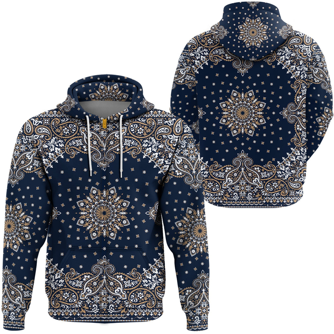 Paisley Bandana Hoodie Pattern Seamless Ver.134 RLT13