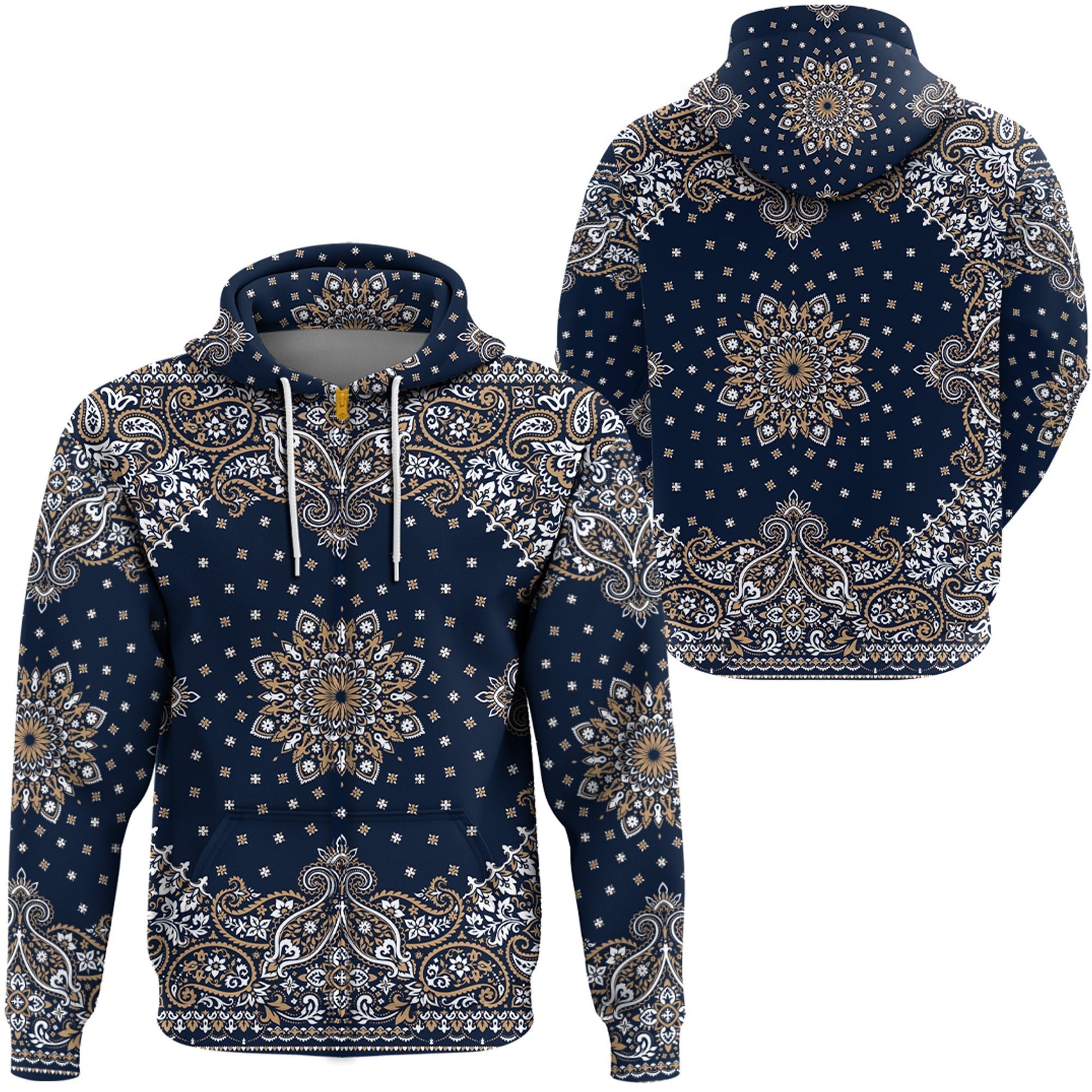 Paisley Bandana Hoodie Pattern Seamless Ver.134 RLT13