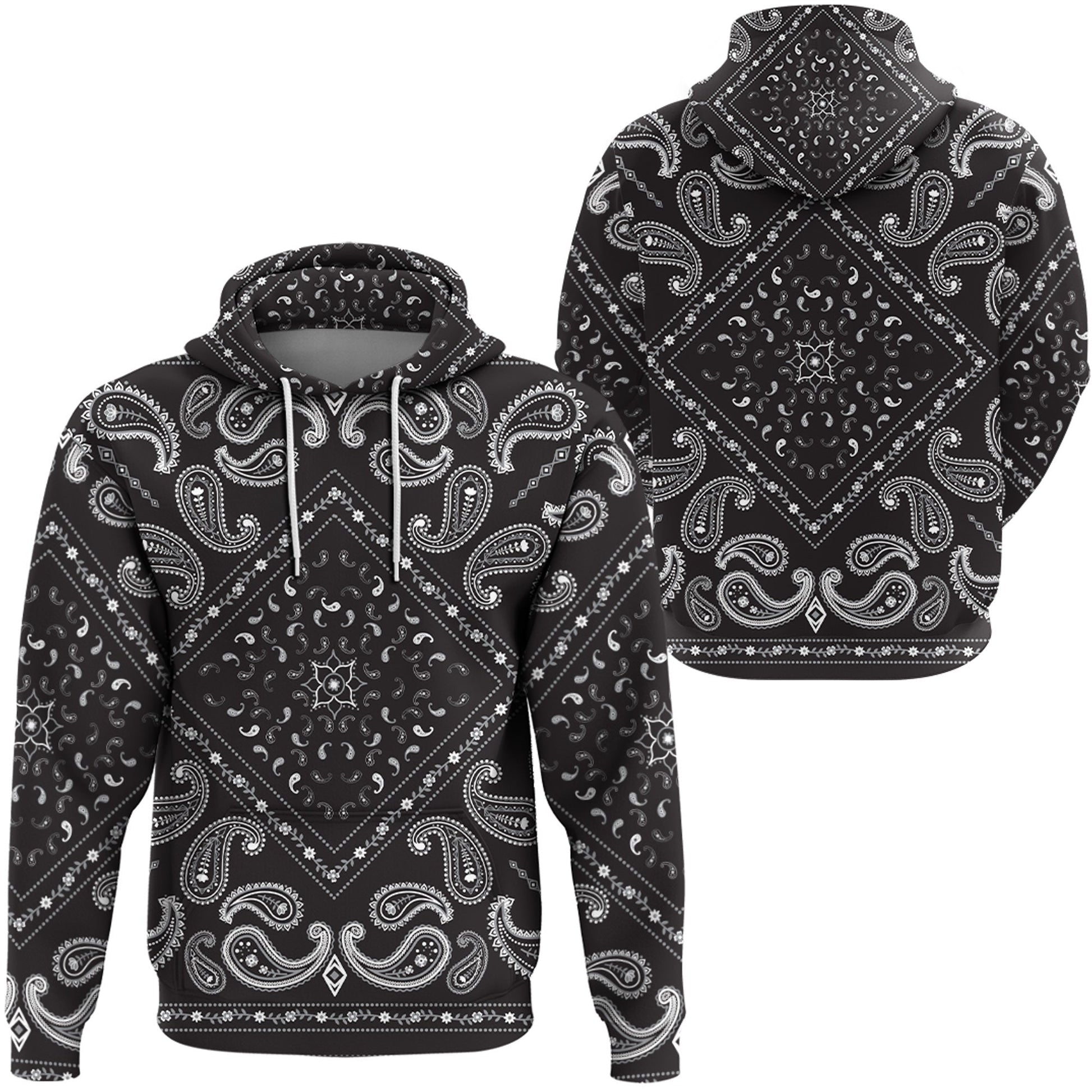 Paisley Bandana Hoodie Pattern Seamless Ver.146 RLT13