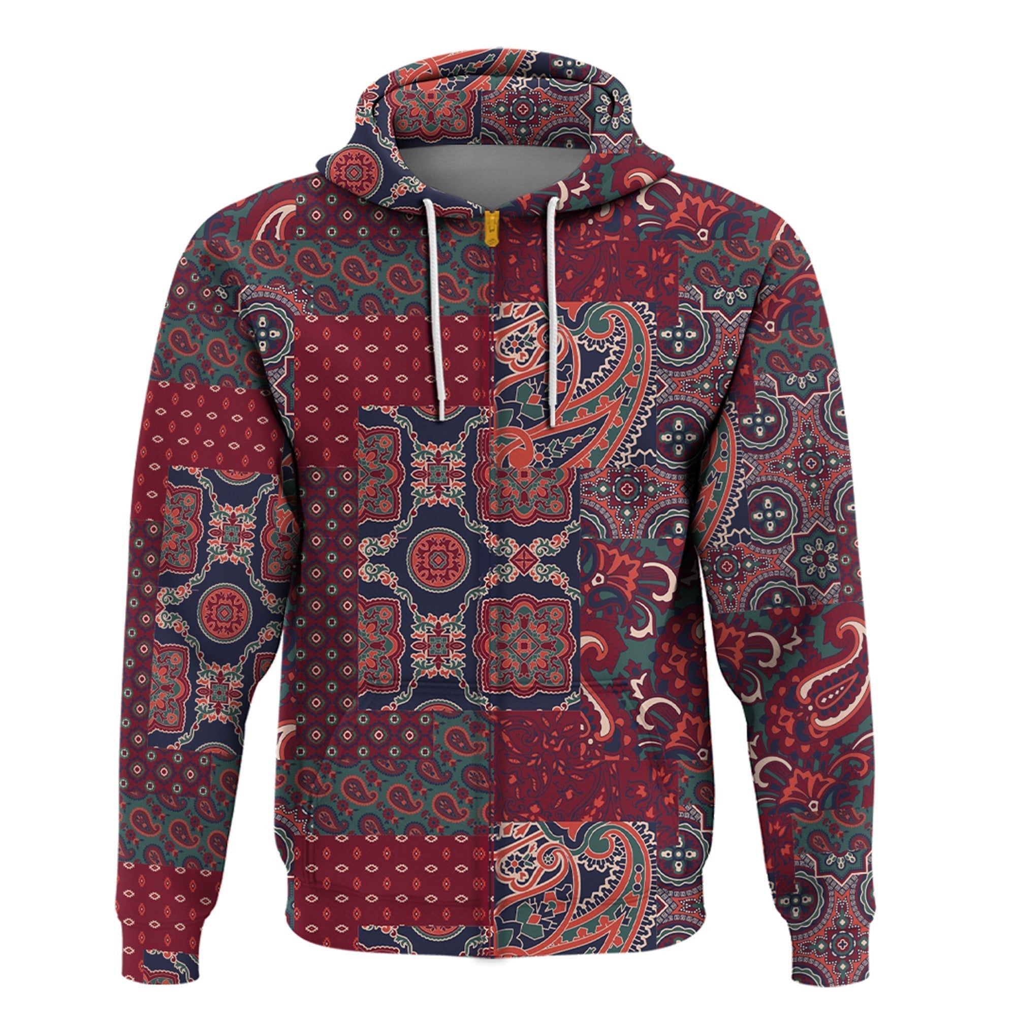 Paisley Bandana Hoodie Pattern Seamless Ver.159 RLT13