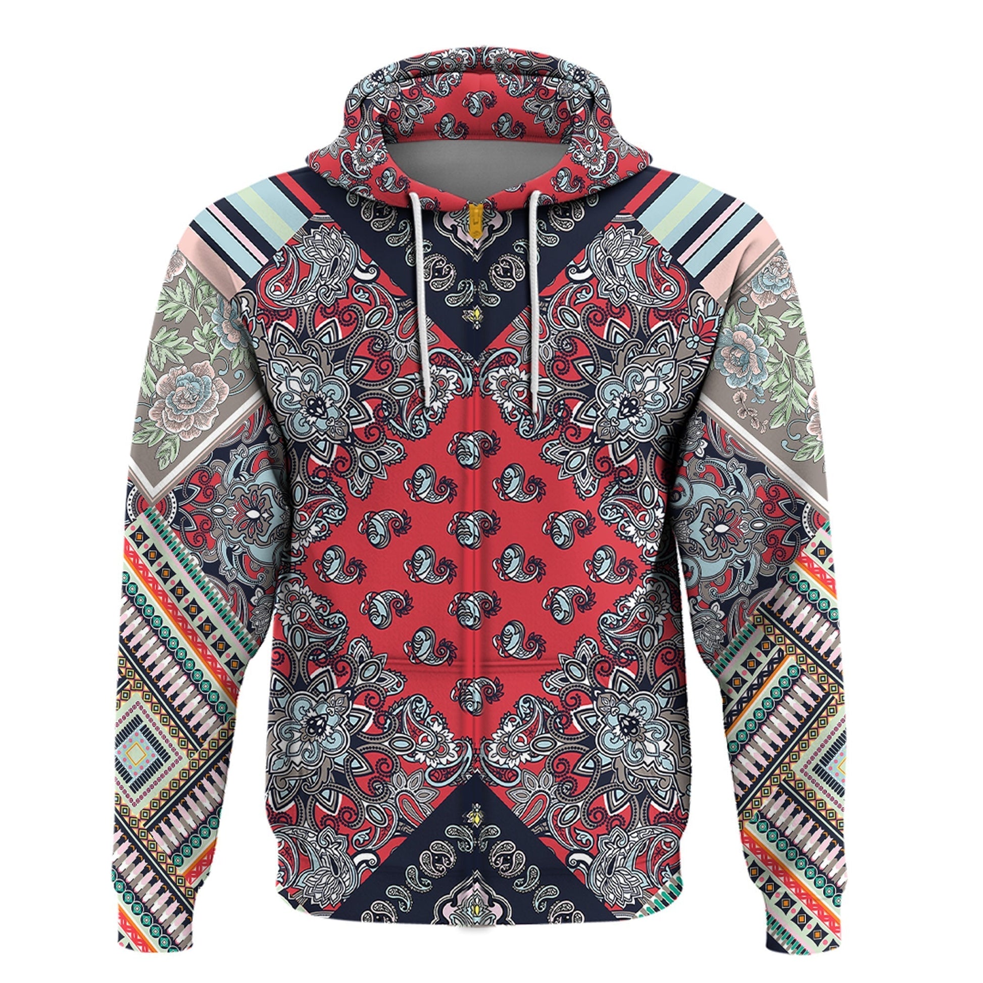 Paisley Bandana Hoodie Pattern Seamless Ver.149 RLT13